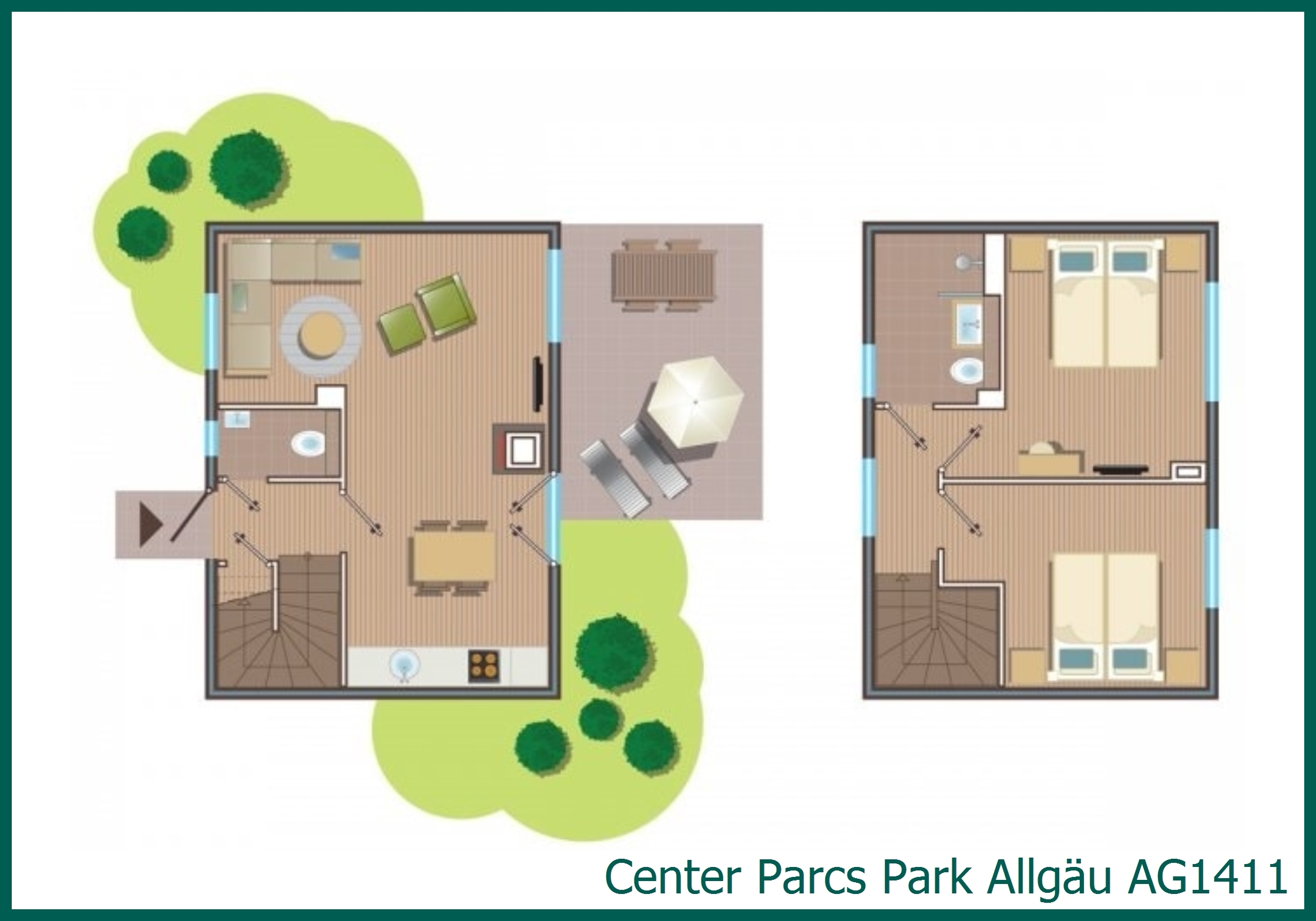 Premium-Ferienhaus AG1411 in Park Allgäu