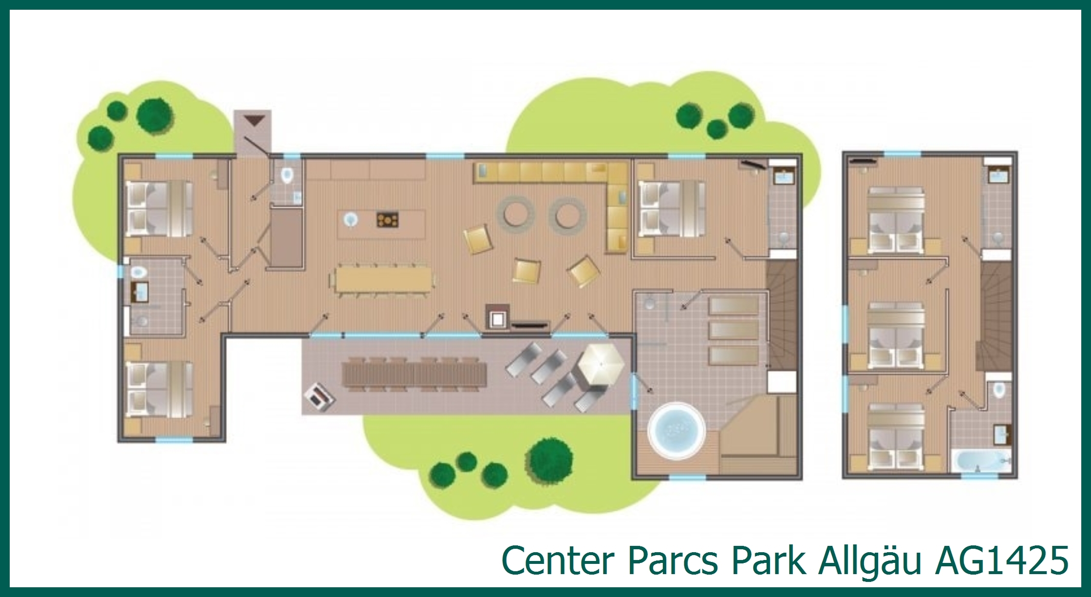 VIP-Ferienhaus AG1425 in Park Allgäu