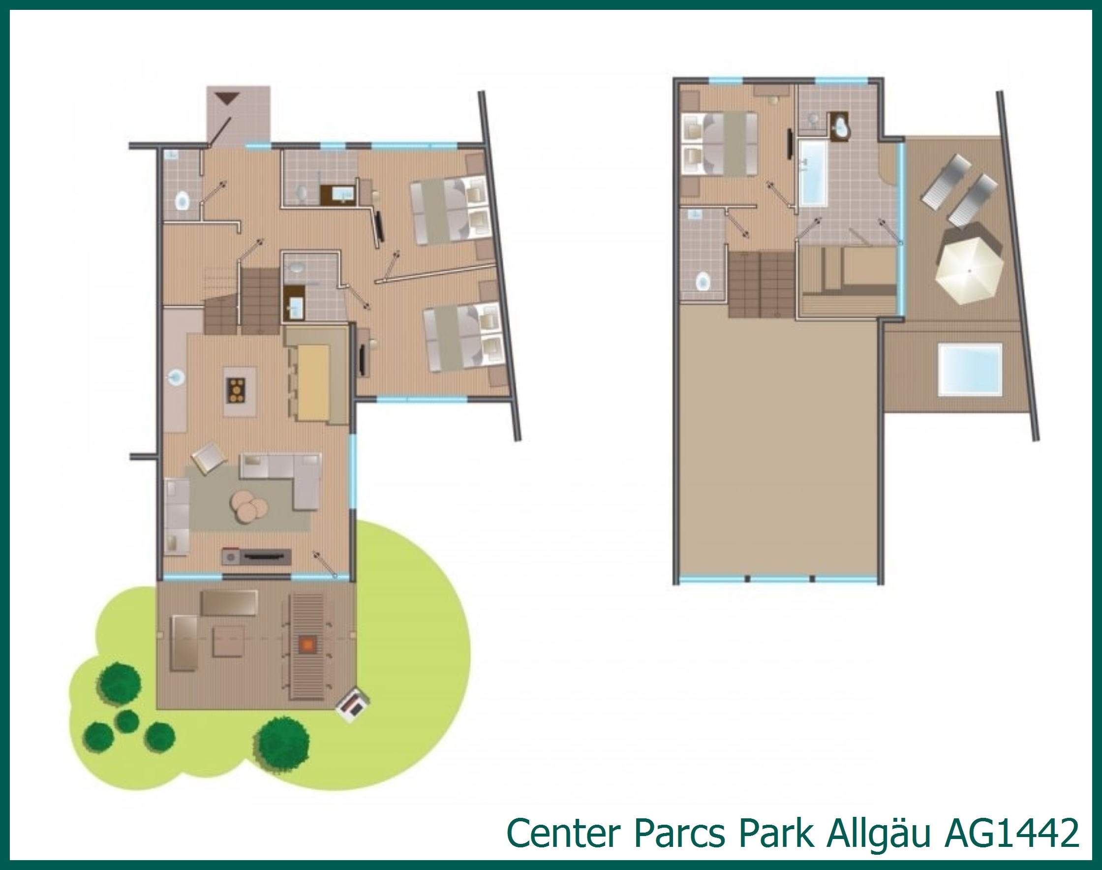 Wellness Exclusive-Wellness-Ferienhaus AG1442 in Park Allgäu