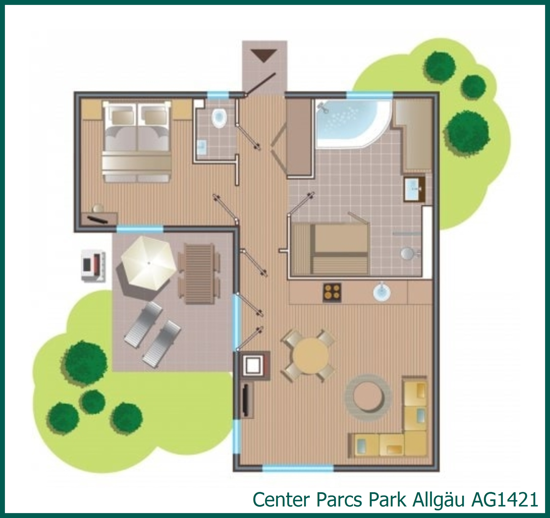 Cottage VIP AG1421 à Park Allgäu