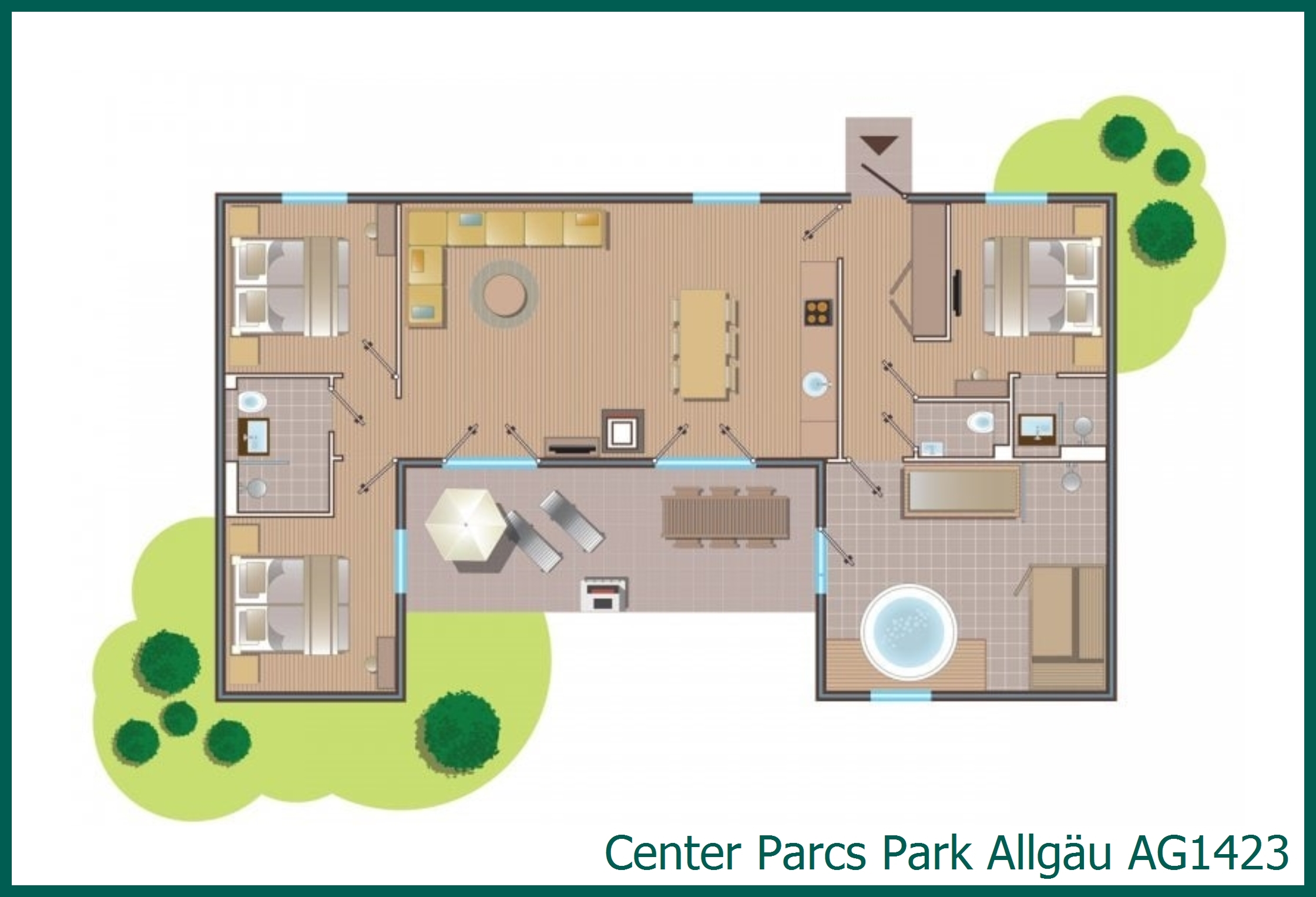 Cottage VIP AG1423 à Park Allgäu