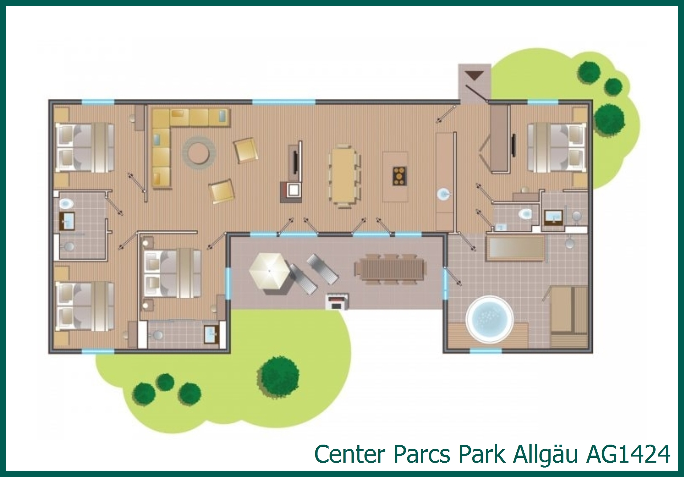 Cottage VIP AG1424 à Park Allgäu