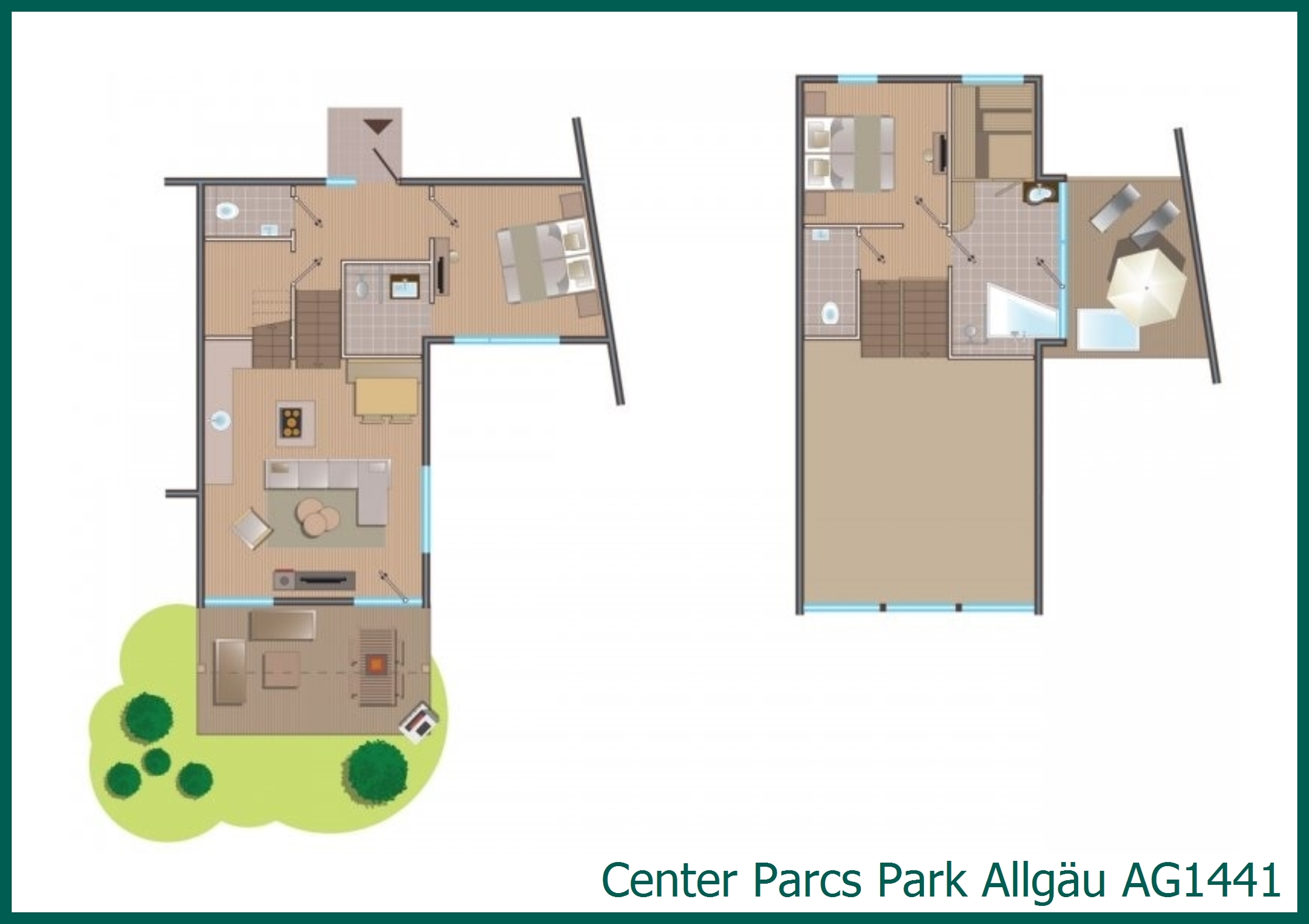 Cottage Bien-être Exclusive AG1441 à Park Allgäu