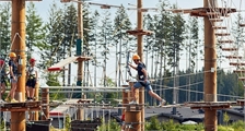 Parcours de l'aventure Rouge à Center Parcs Park Allgäu