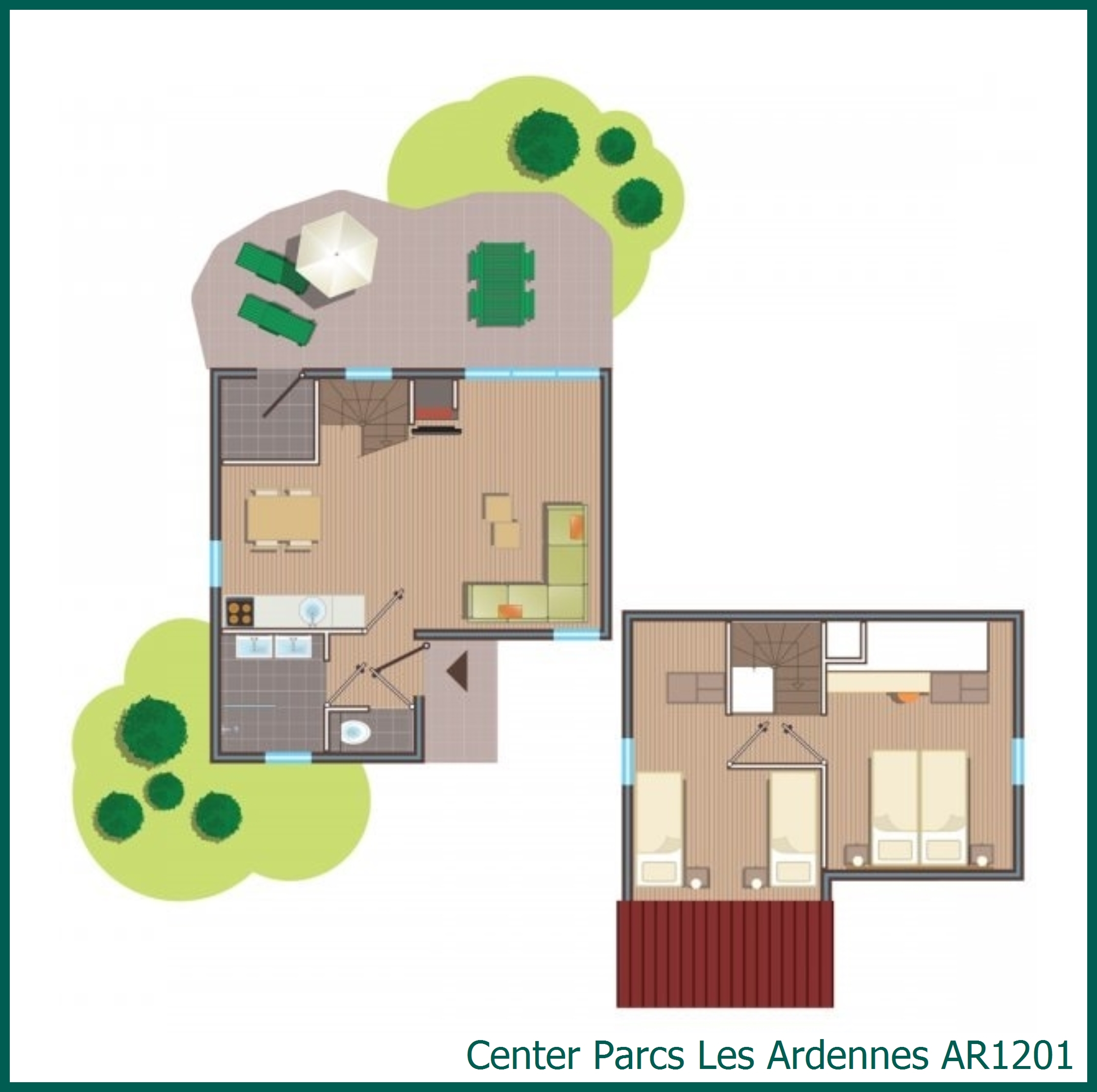 Comfort-Ferienhaus AR1201 in Les Ardennes