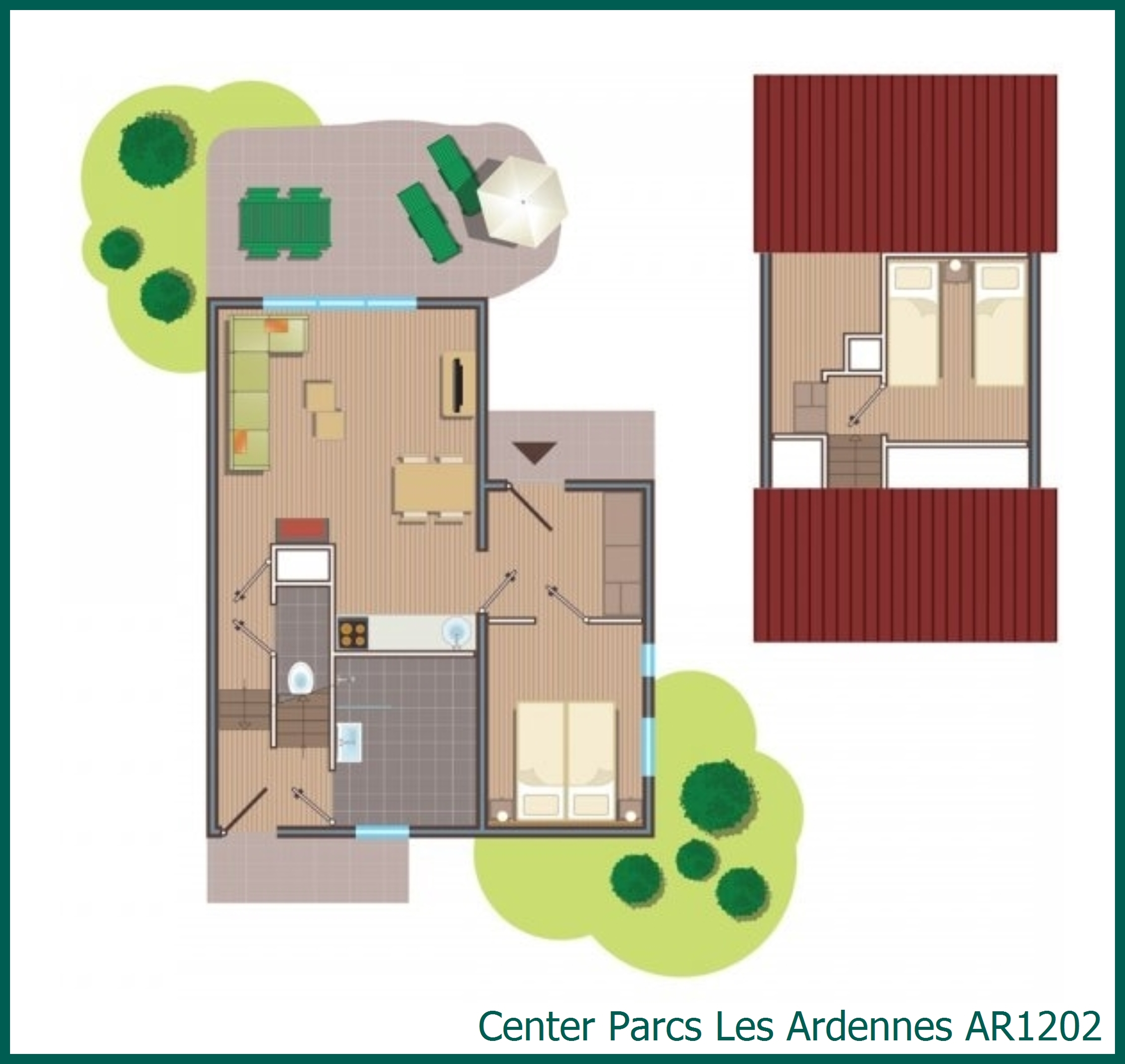 Comfort-Ferienhaus AR1202 in Les Ardennes