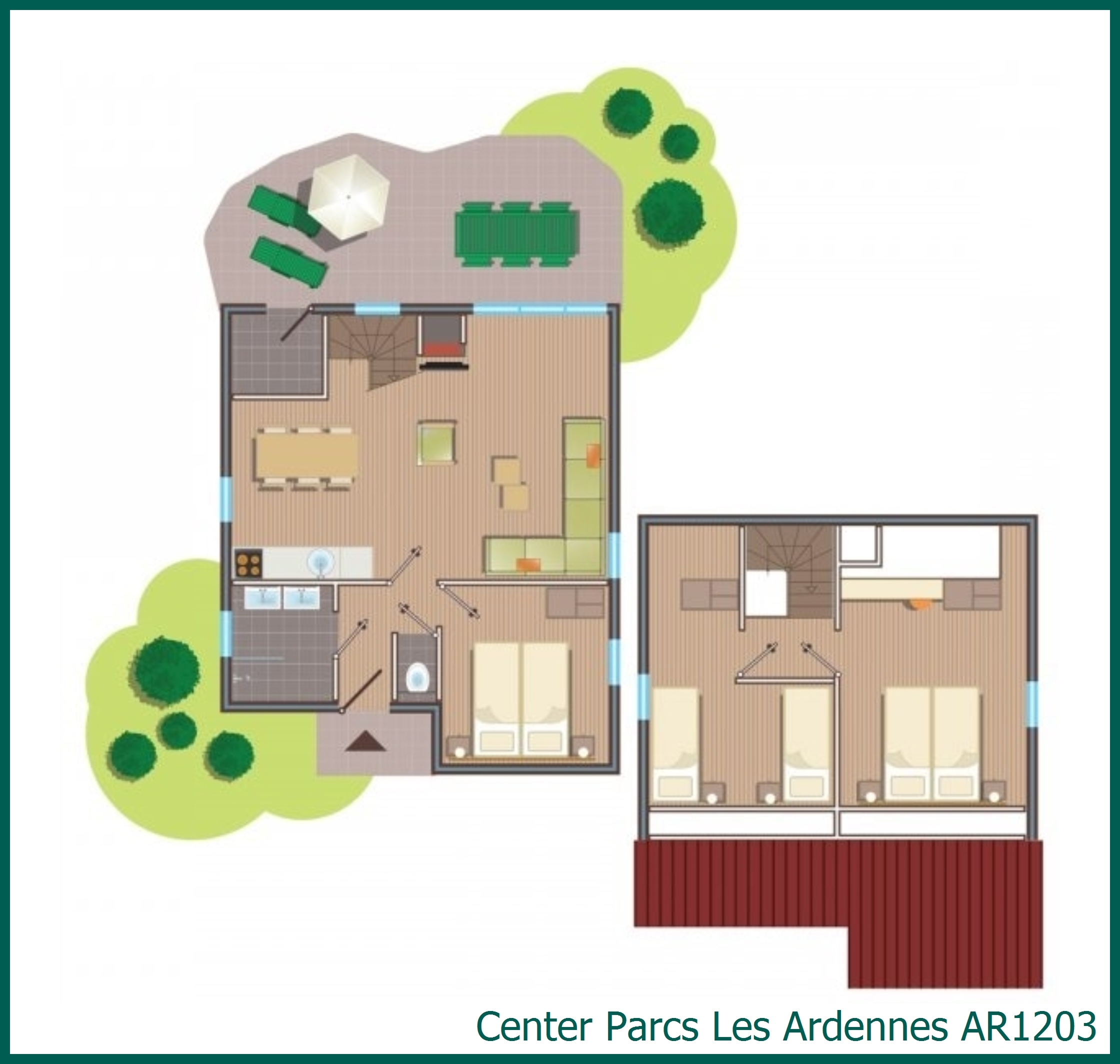 Comfort-Ferienhaus AR1203 in Les Ardennes
