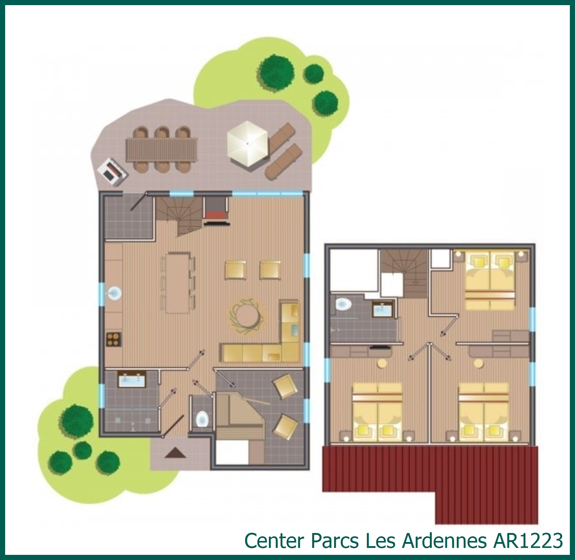 VIP-Ferienhaus AR1223 in Les Ardennes