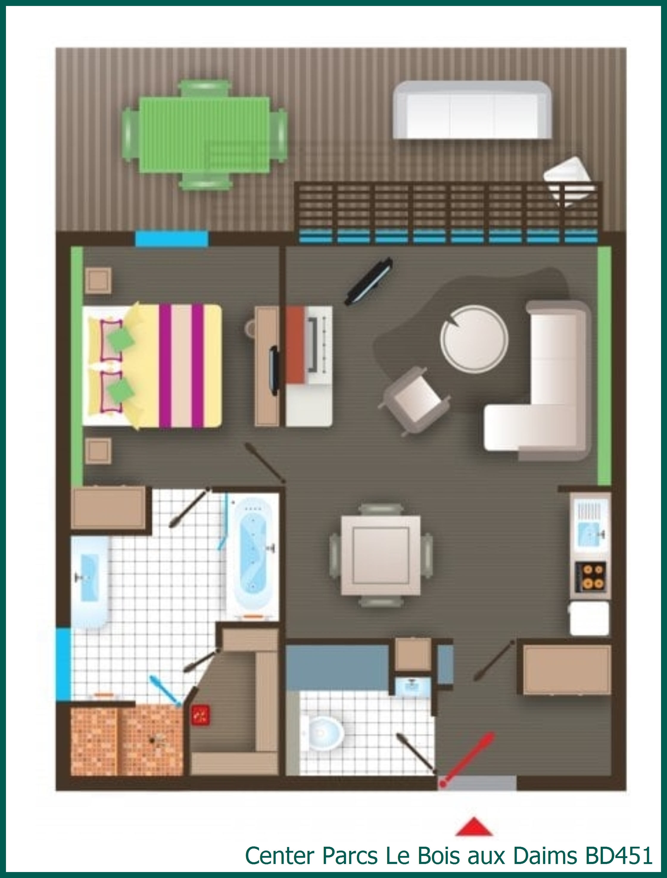 VIP-Ferienhaus BD451 in Le Bois aux Daims