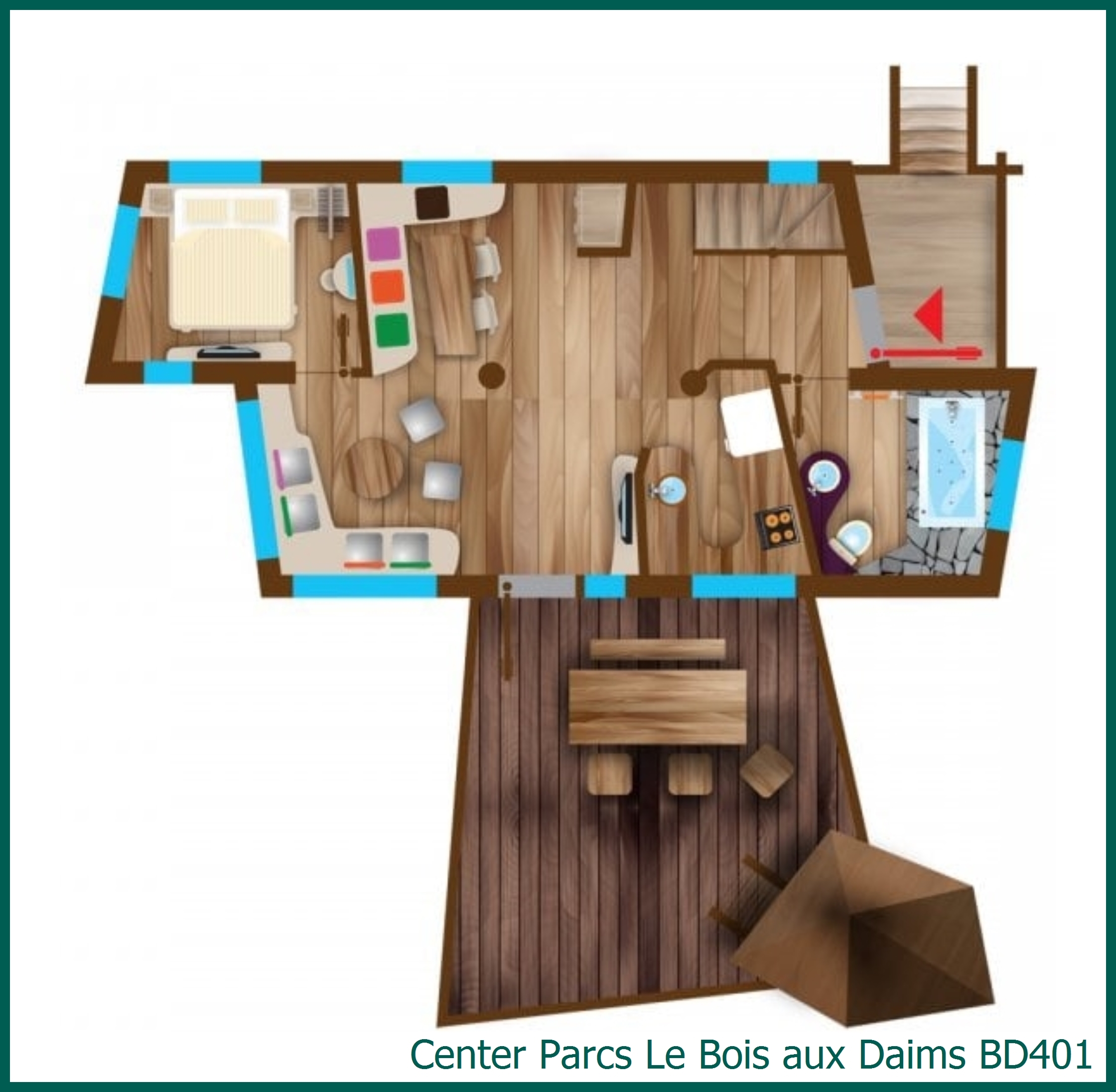 Maison dans les Arbres BD401 à Le Bois aux Daims