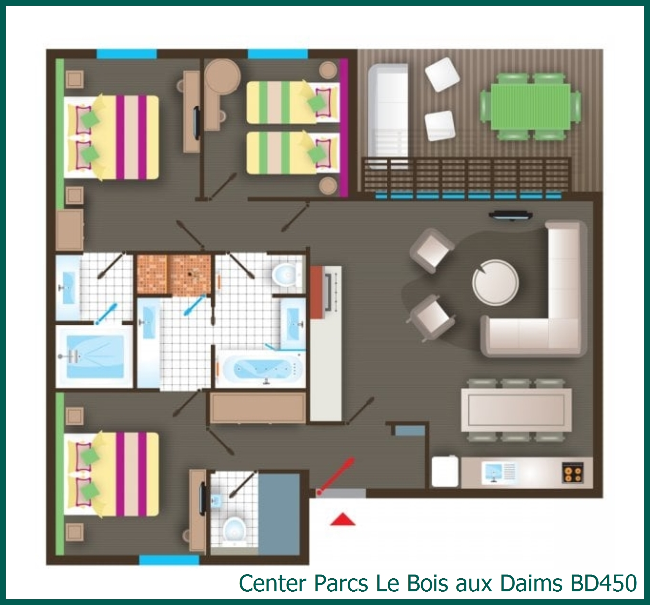 Cottage VIP BD450 à Le Bois aux Daims