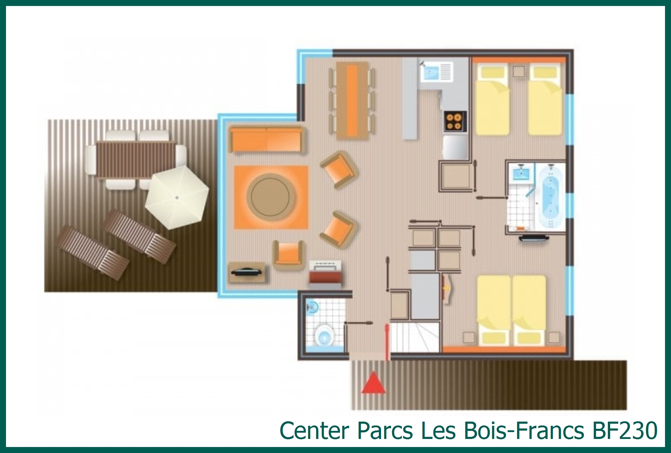 Pagode-VIP-Ferienhaus BF230 in Les Bois-Francs