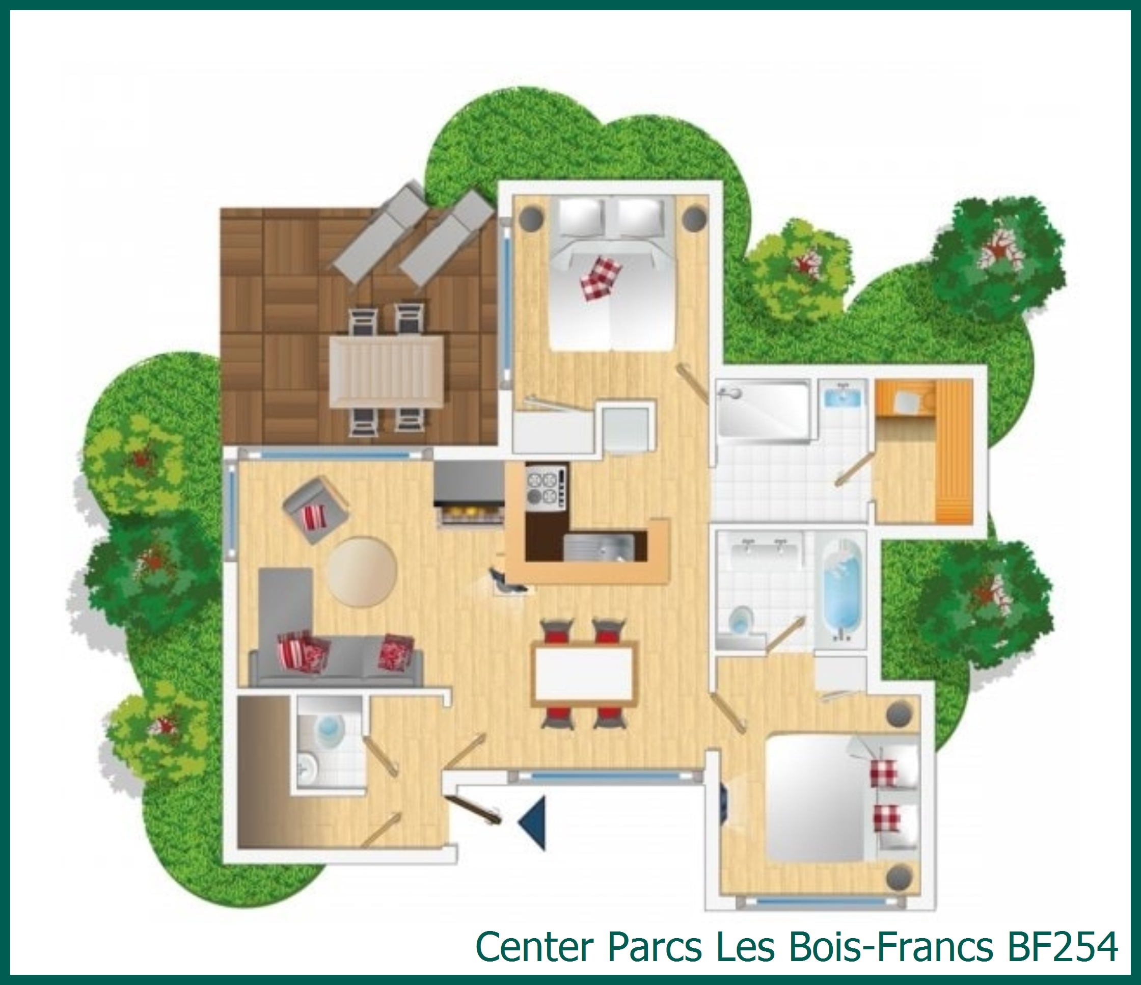 Cottage VIP BF254 à Les Bois-Francs