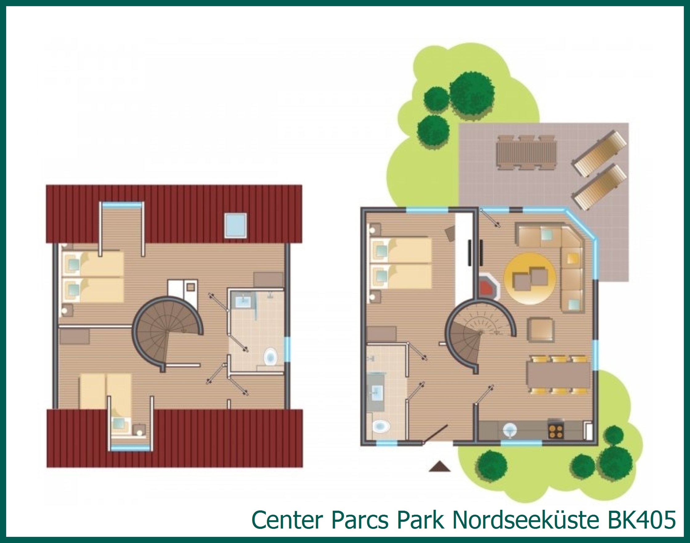 Premium-Ferienhaus BK405 in Park Nordseeküste