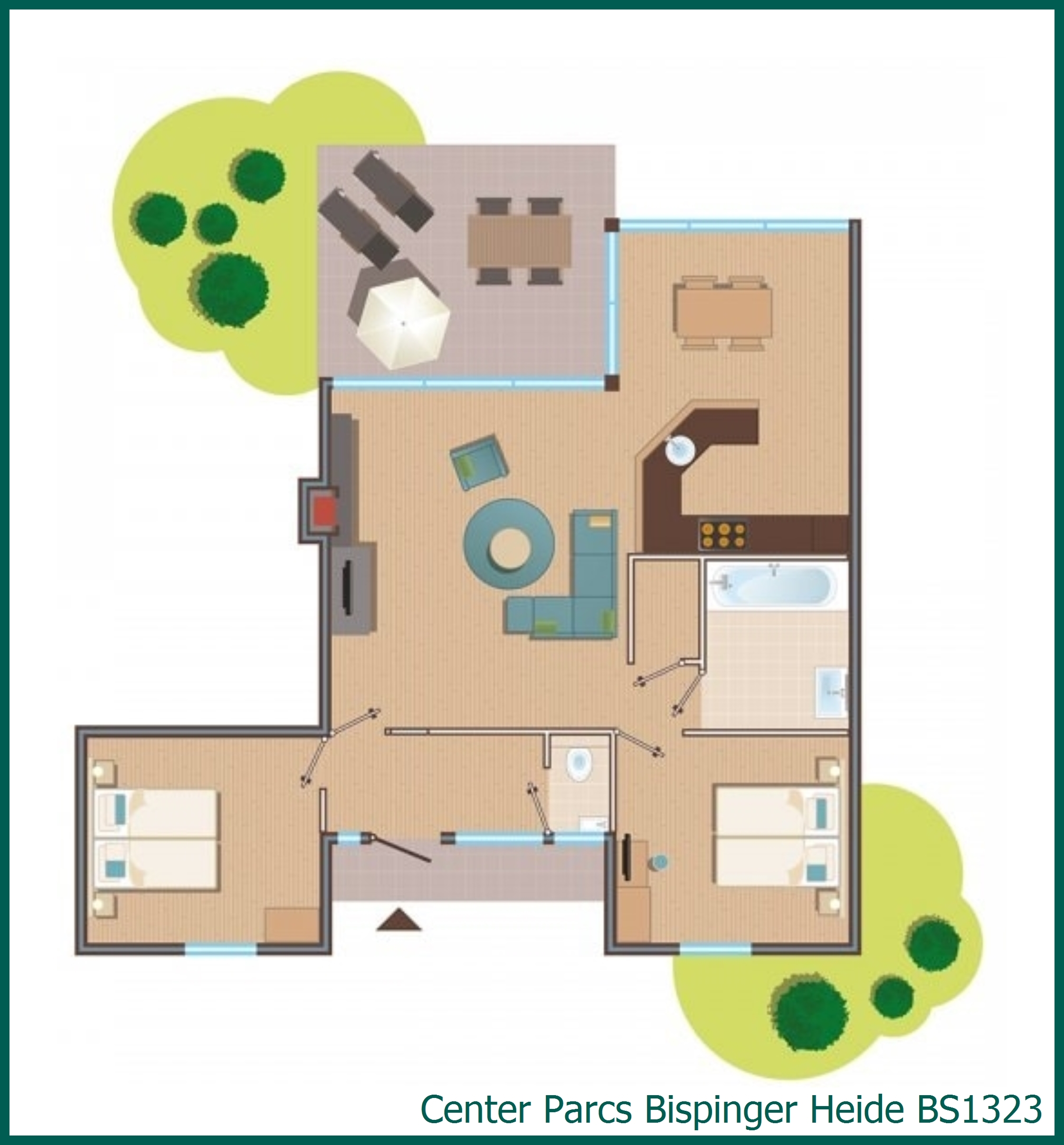 Eden-Premium-Ferienhaus BS1323 in Bispinger Heide