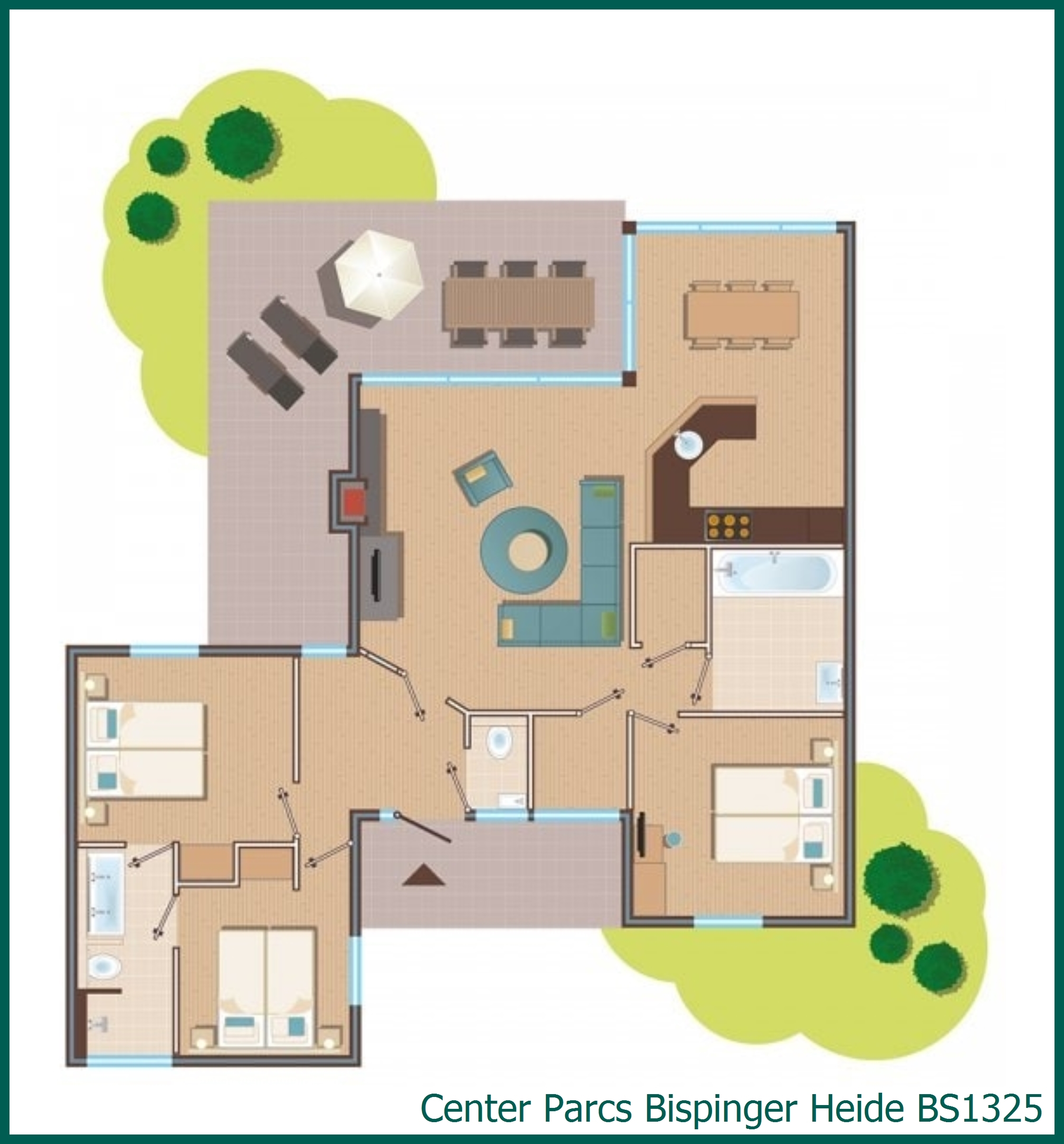 Eden-Premium-Ferienhaus BS1325 in Bispinger Heide