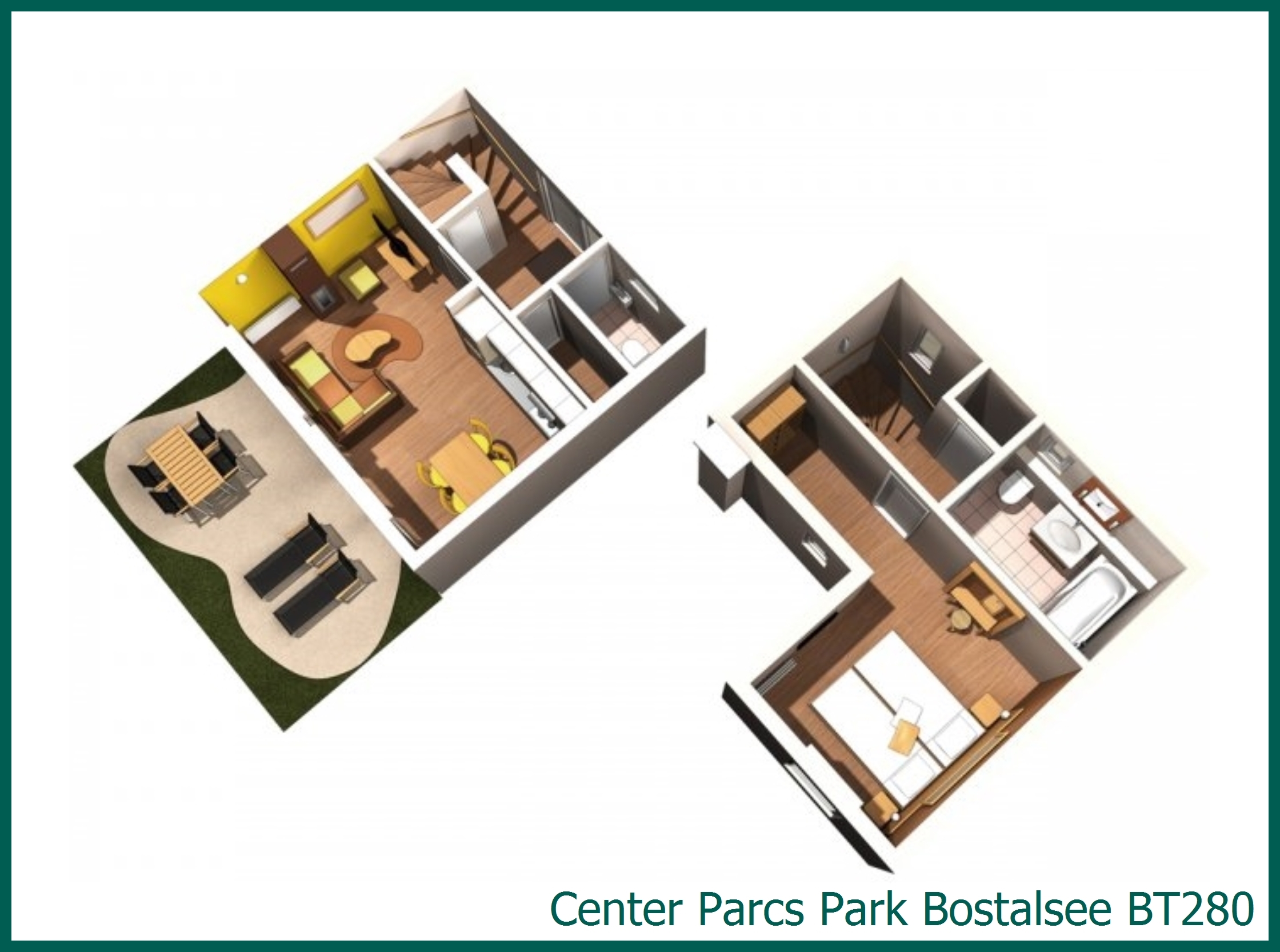Premium-Ferienhaus BT280 in Park Bostalsee