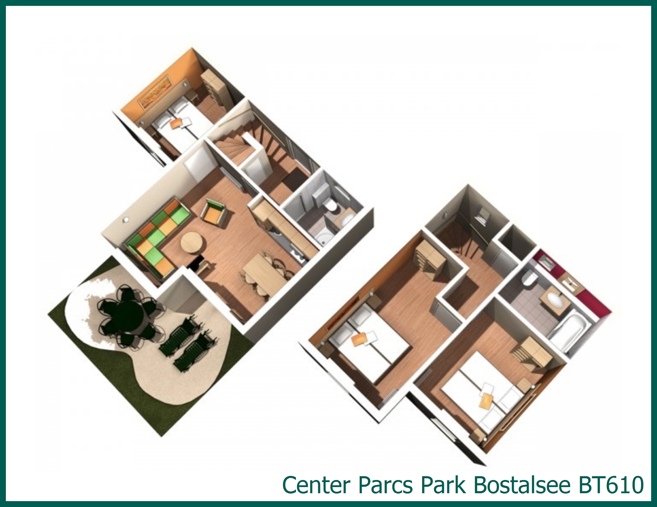 Comfort-Ferienhaus BT610 in Park Bostalsee