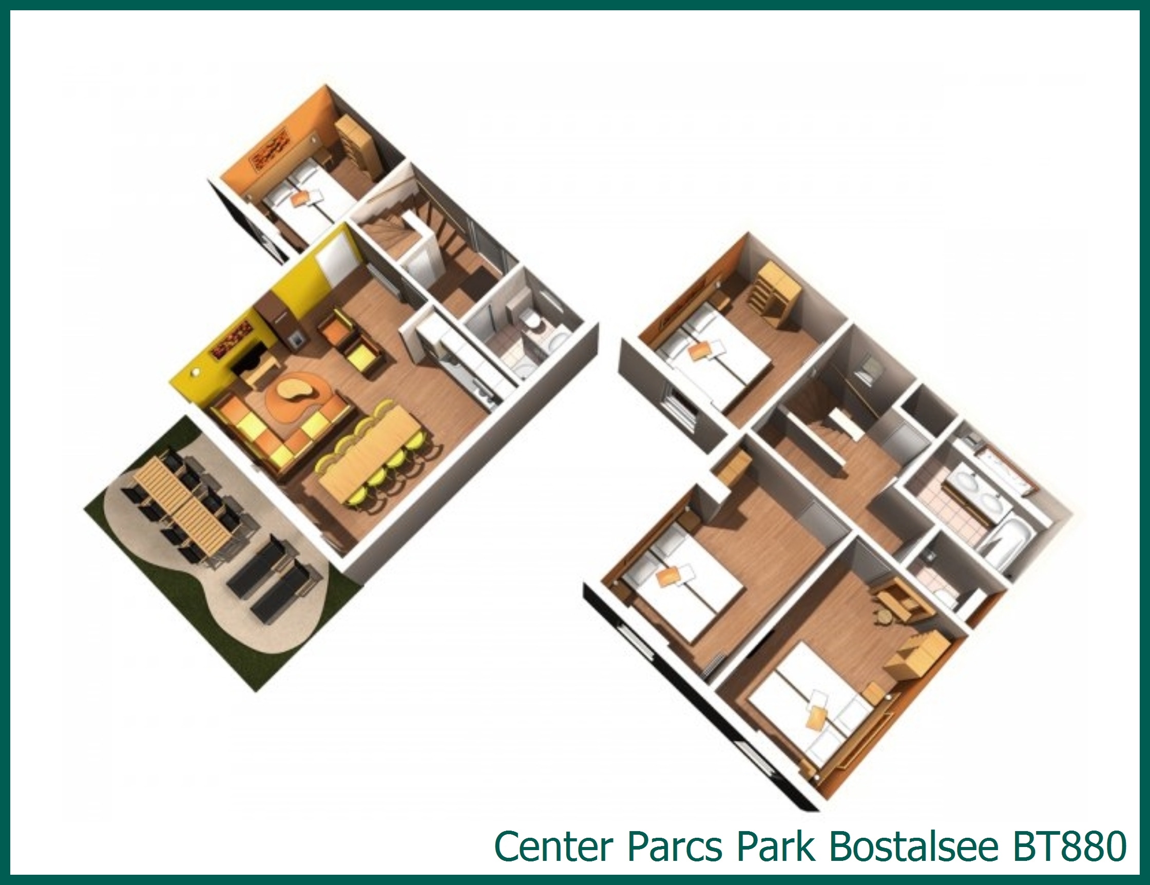 Premium-Ferienhaus BT880 in Park Bostalsee