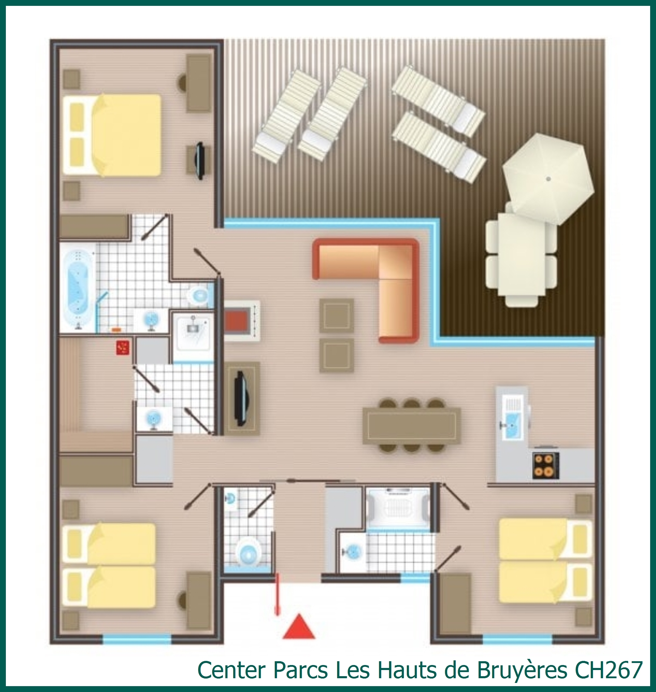 Ferienhaus CH267 in Les Hauts de Bruyères