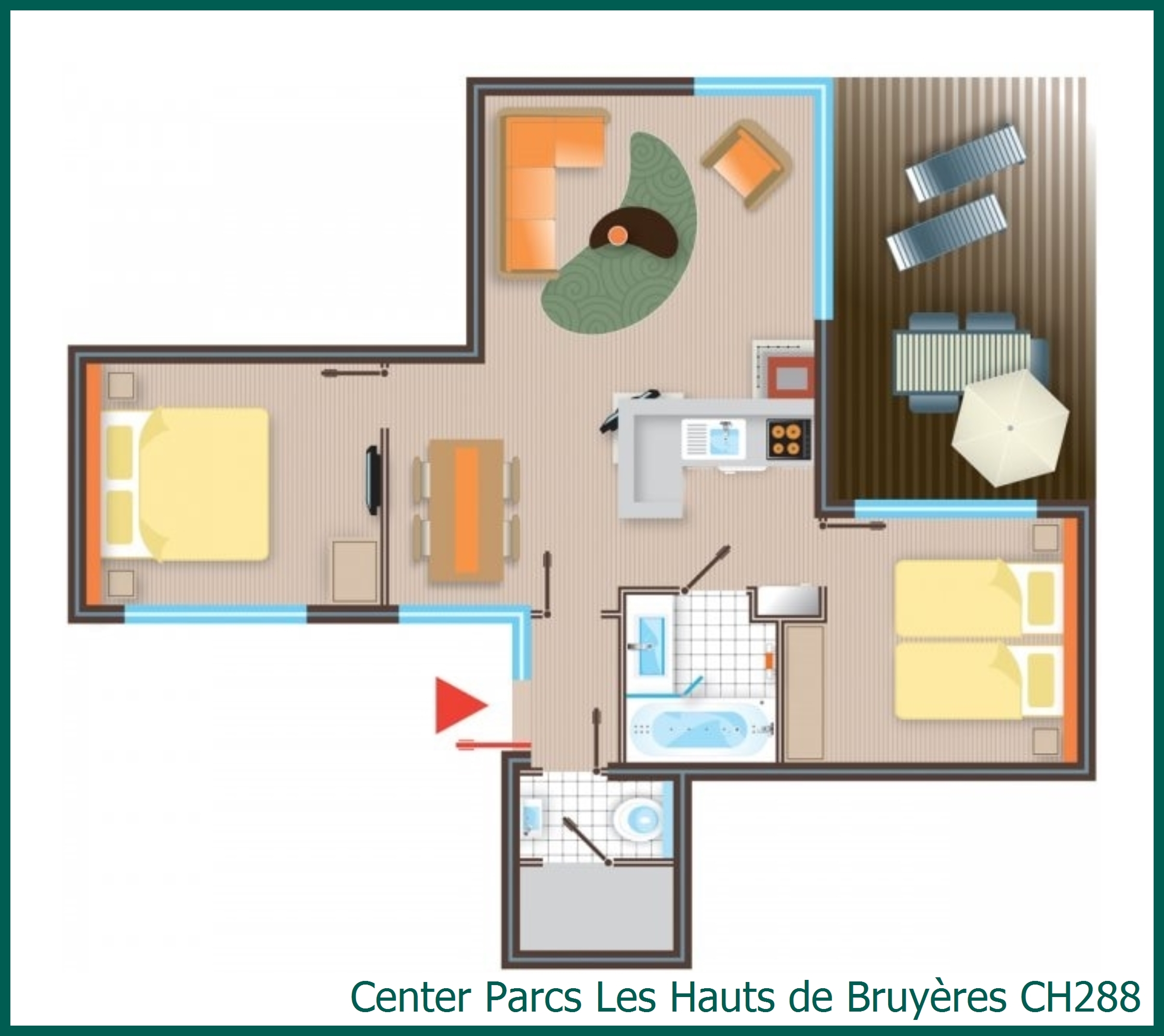Ferienhaus CH288 in Les Hauts de Bruyères