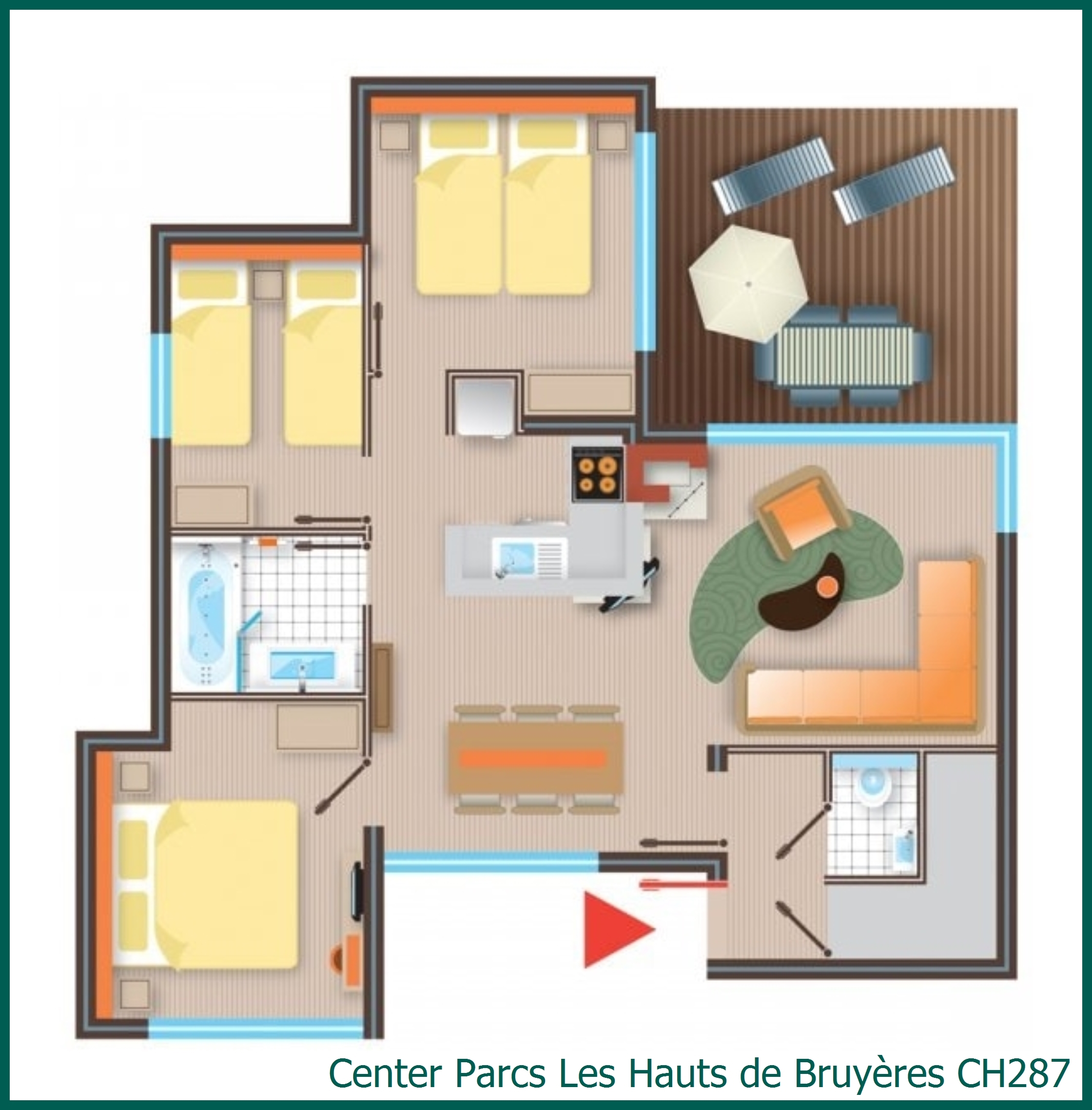 Cottage CH287 à Les Hauts de Bruyères