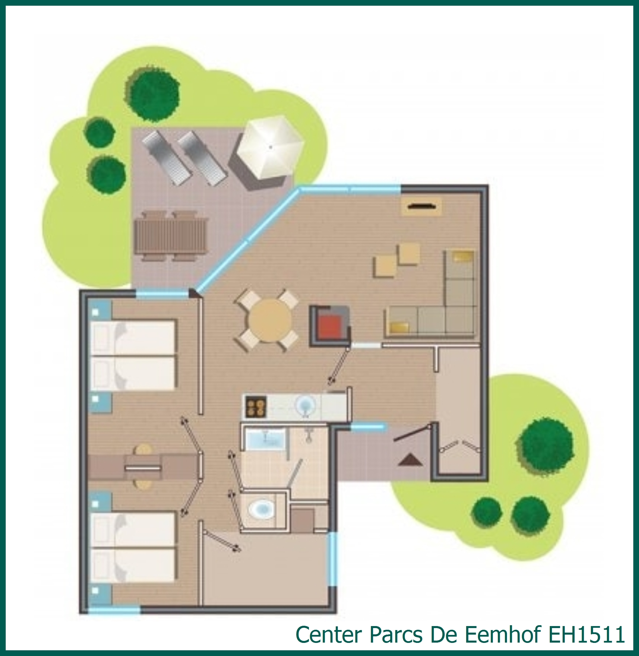 Comfort-Ferienhaus EH1511 in De Eemhof