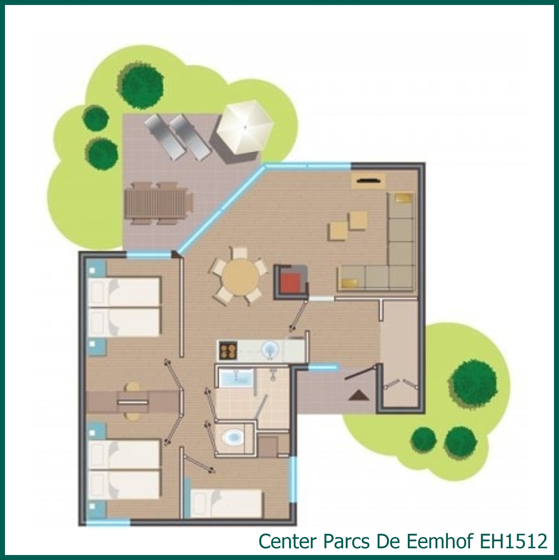 Comfort-Ferienhaus EH1512 in De Eemhof