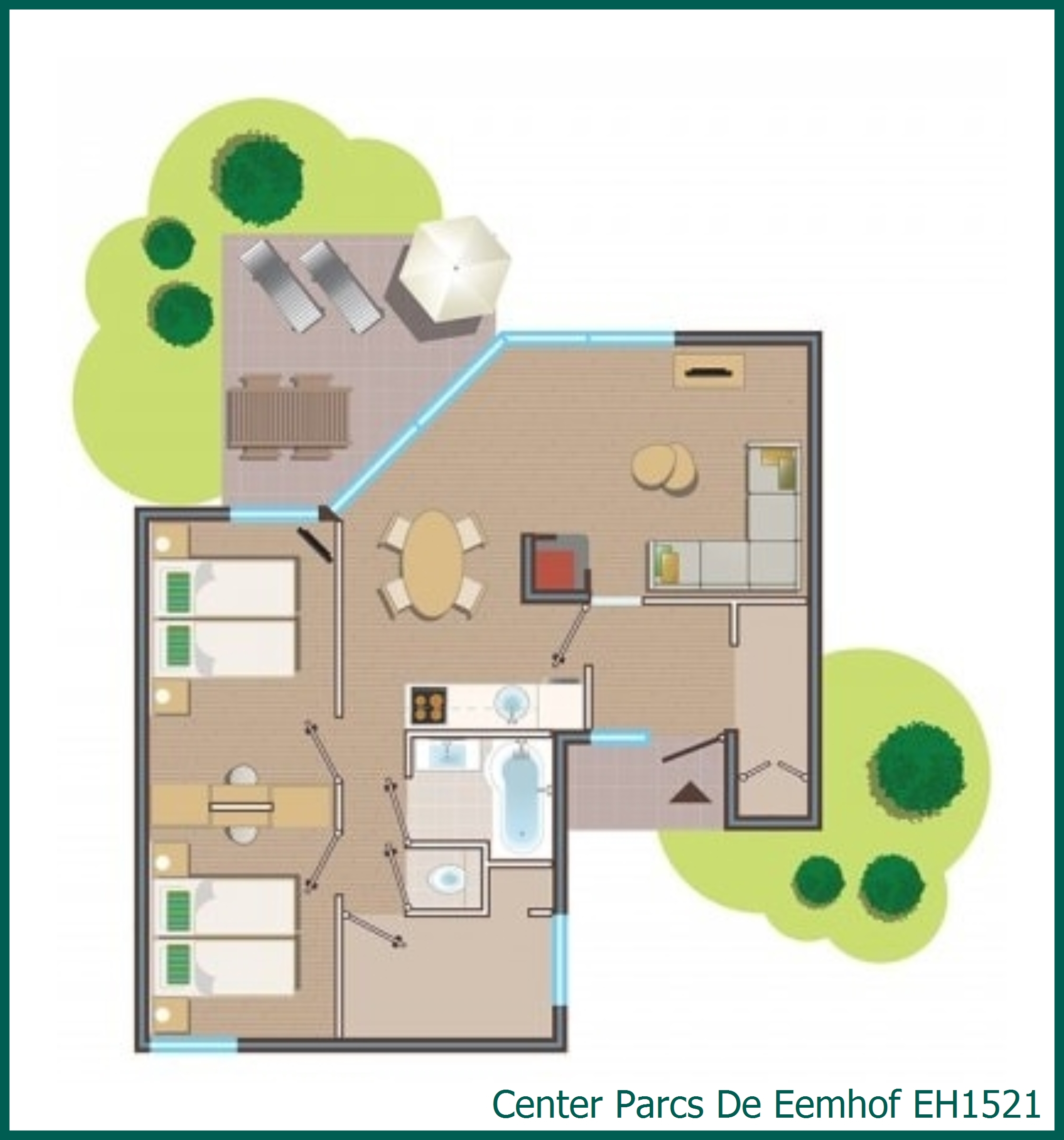 Premium-Ferienhaus EH1521 in De Eemhof