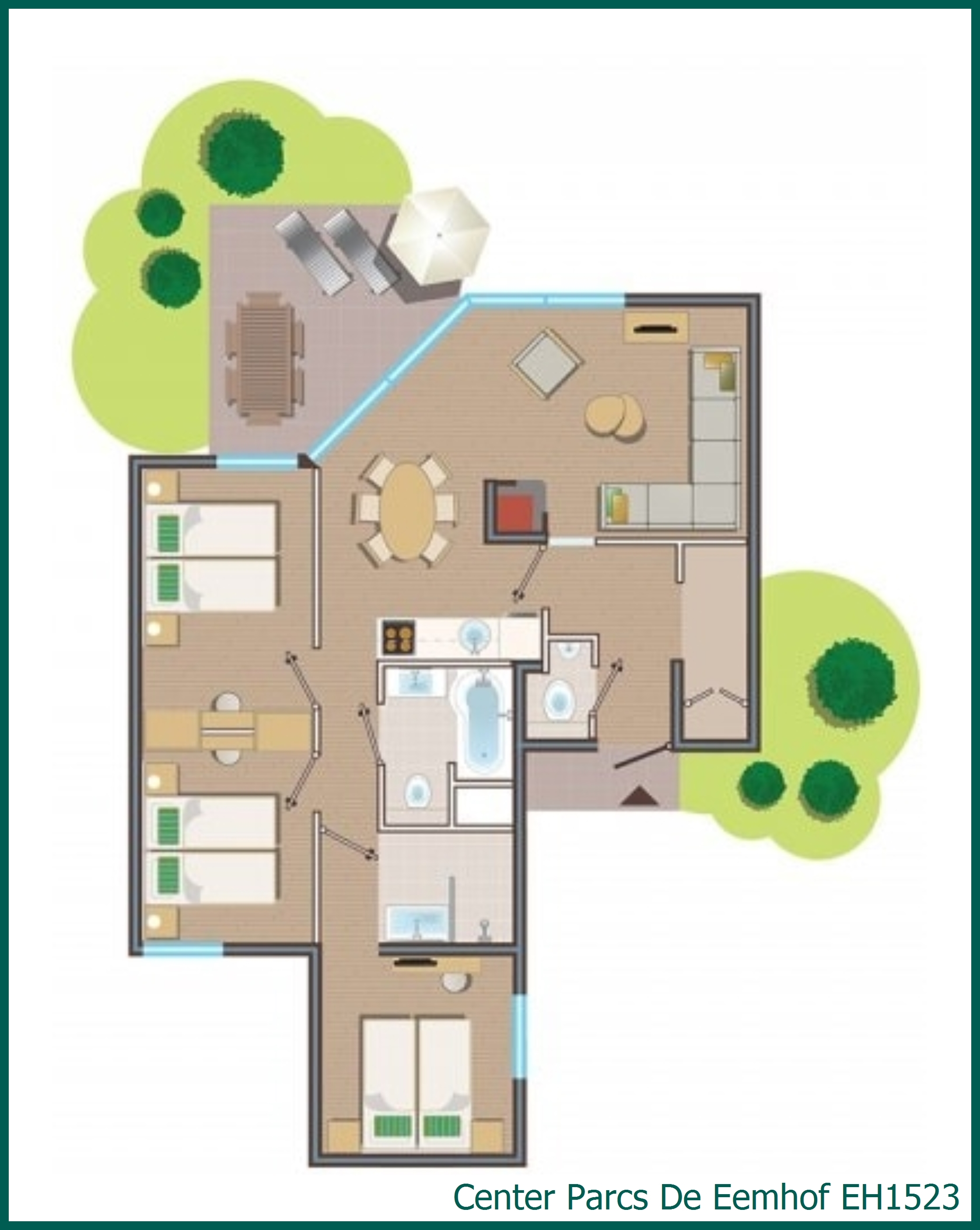 Premium-Ferienhaus EH1523 in De Eemhof
