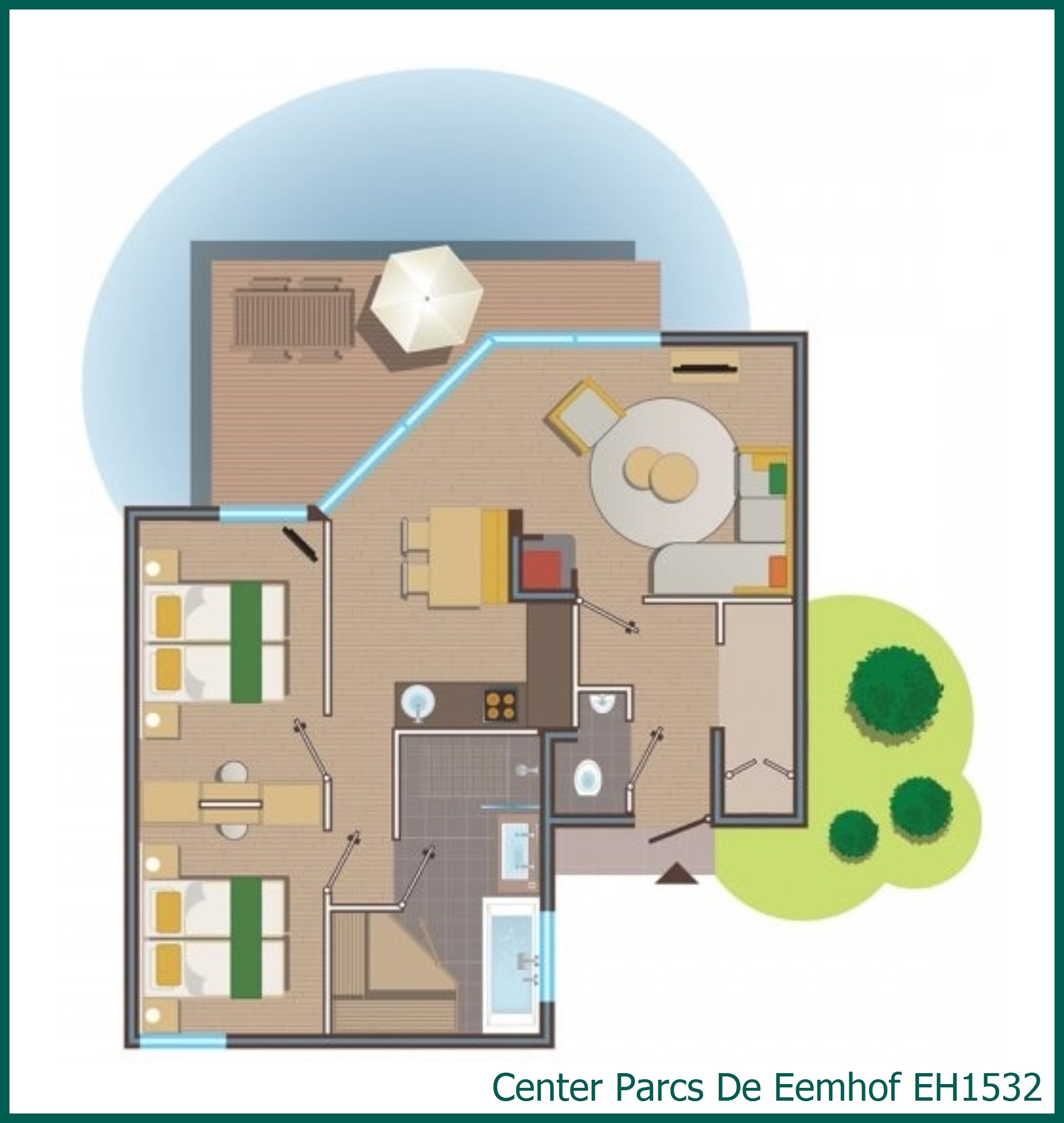 VIP-Ferienhaus EH1532 in De Eemhof