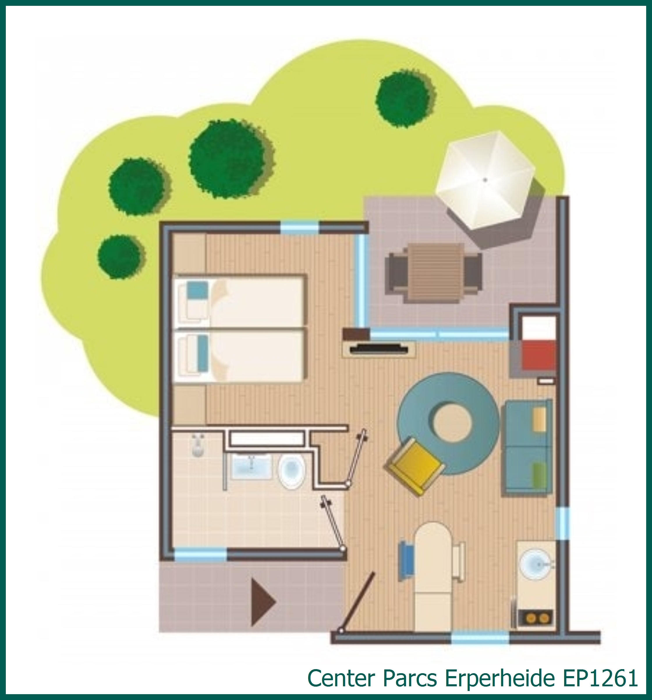 Premium-Apartment EP1261 in Erperheide