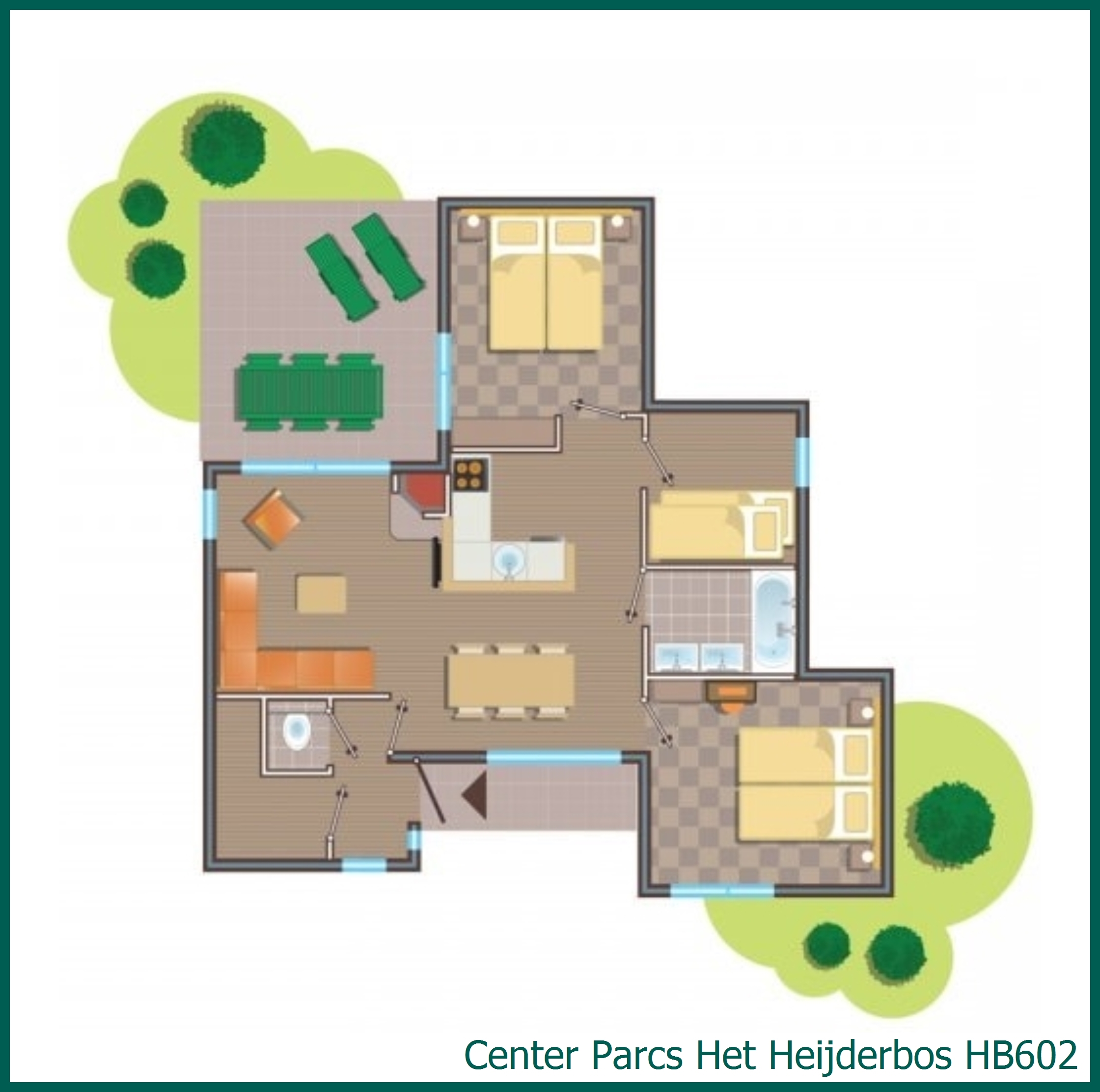 Ferienhaus HB602 in Het Heijderbos