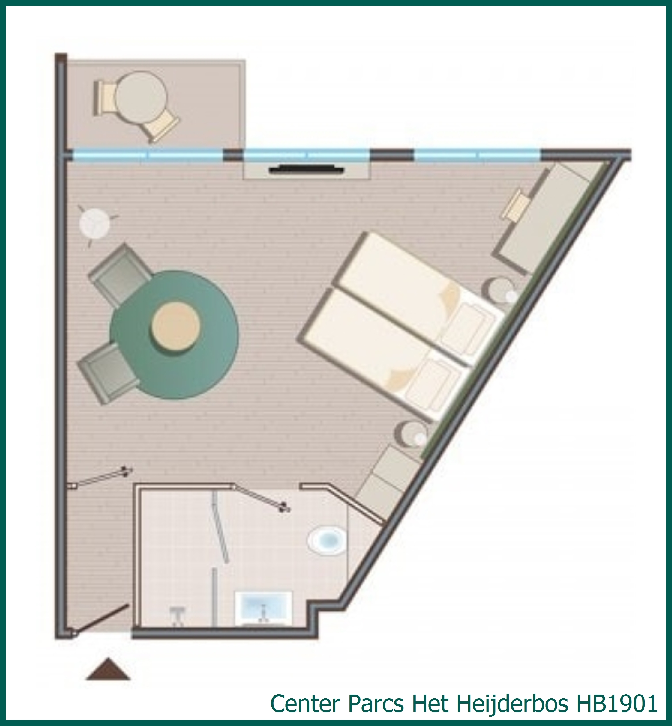 Chambre d'hôtel HB1901 à Het Heijderbos