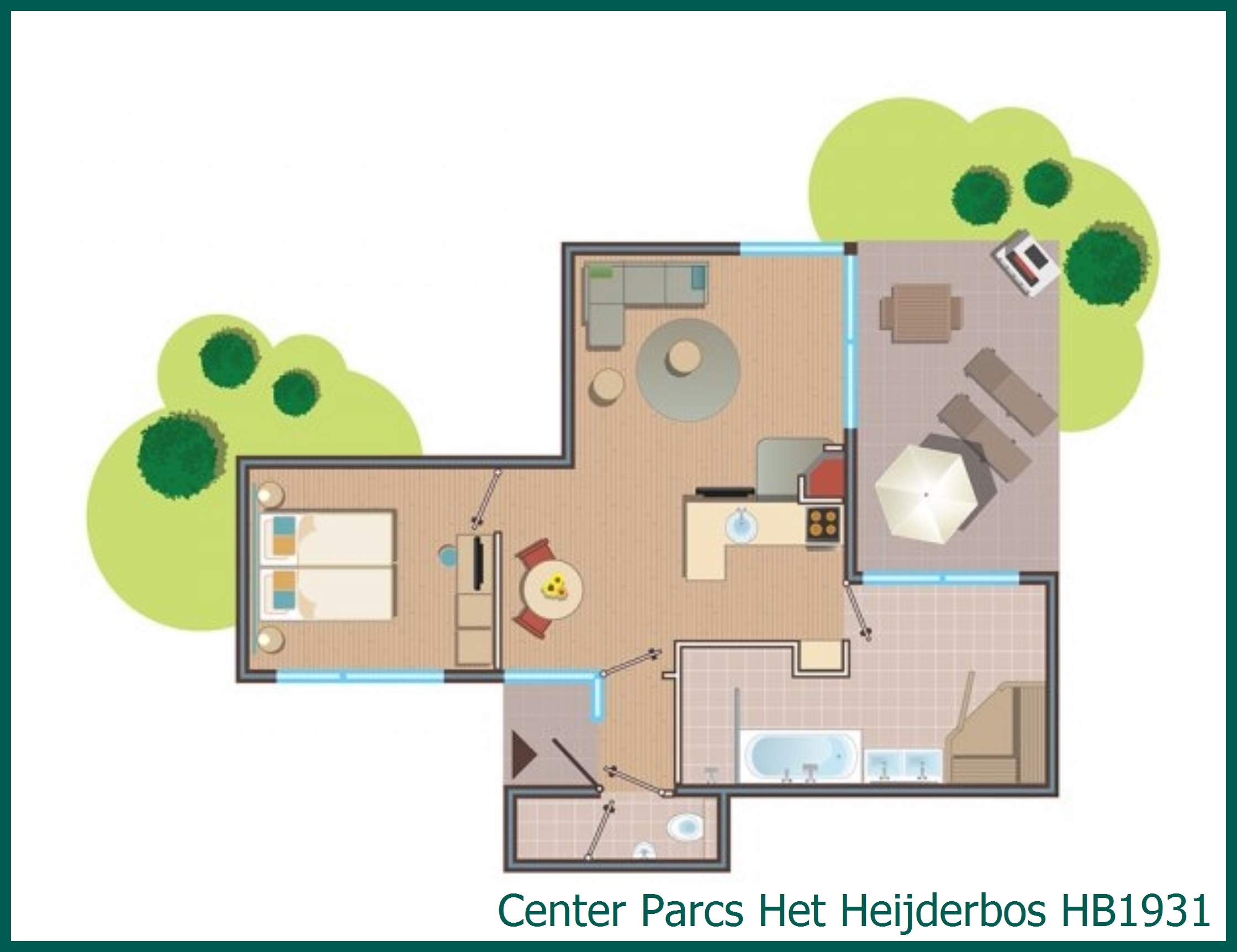 Cottage VIP HB1931 à Het Heijderbos