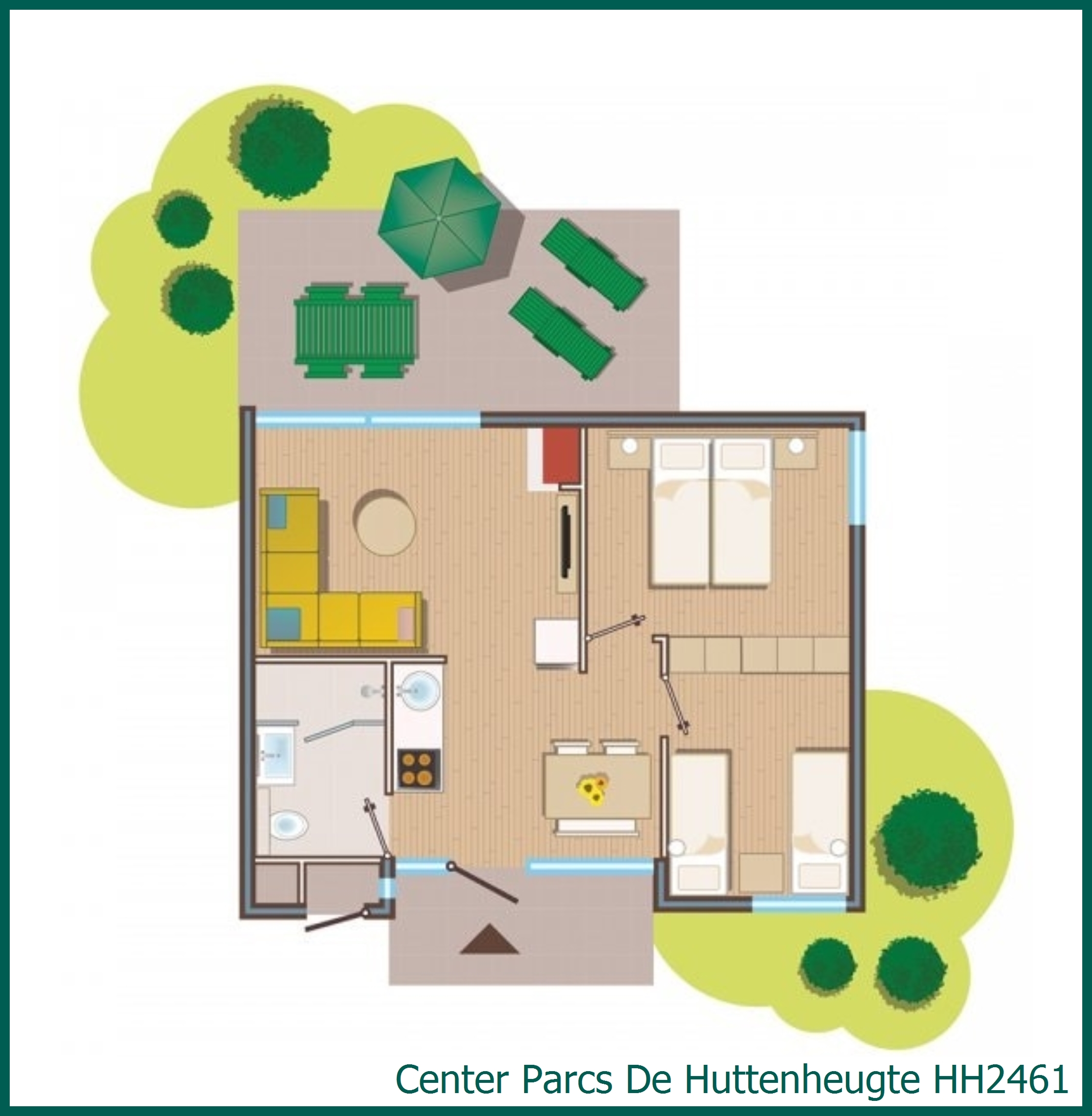 Comfort-Ferienhaus HH2461 in De Huttenheugte