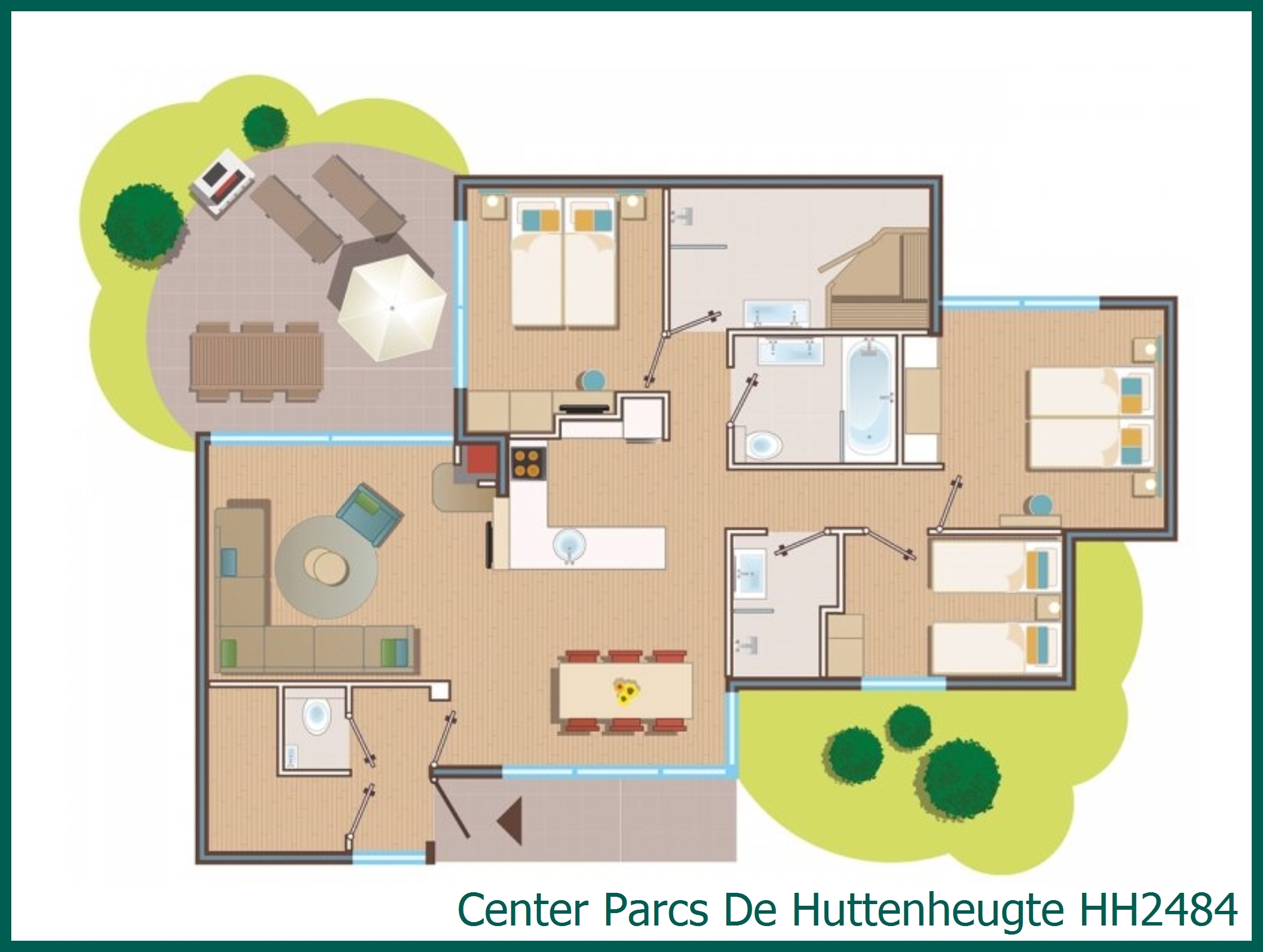 Cottage VIP HH2484 à De Huttenheugte