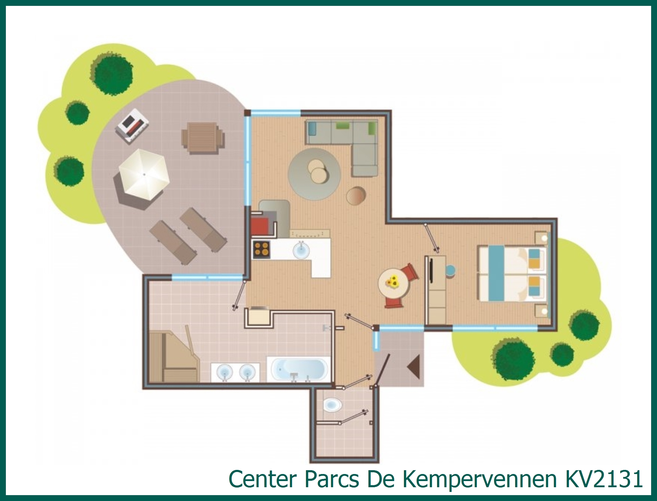 VIP-Ferienhaus KV2131 in De Kempervennen