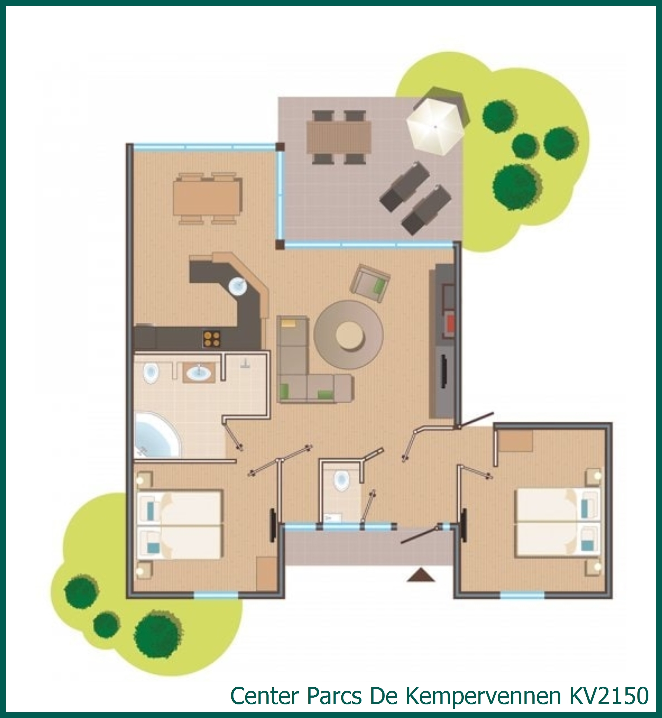 Eden-Premium-Ferienhaus KV2150 in De Kempervennen
