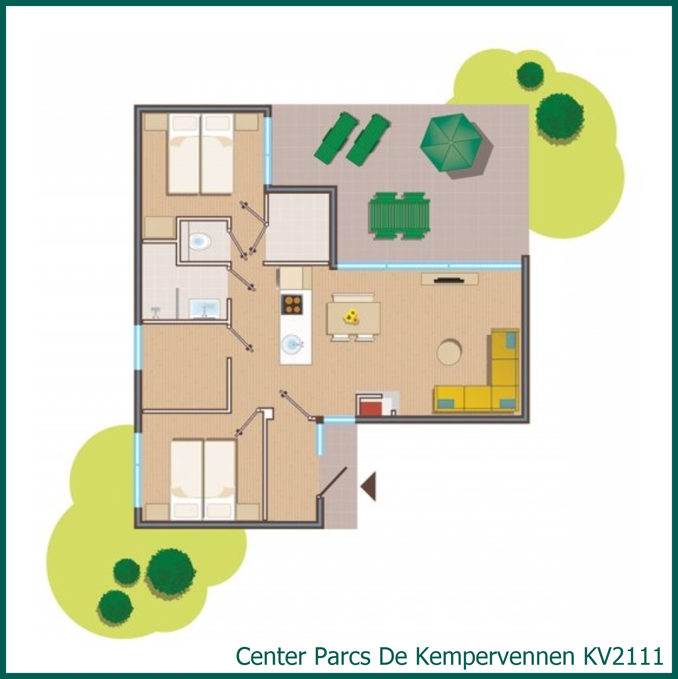 Cottage Comfort KV2111 à De Kempervennen