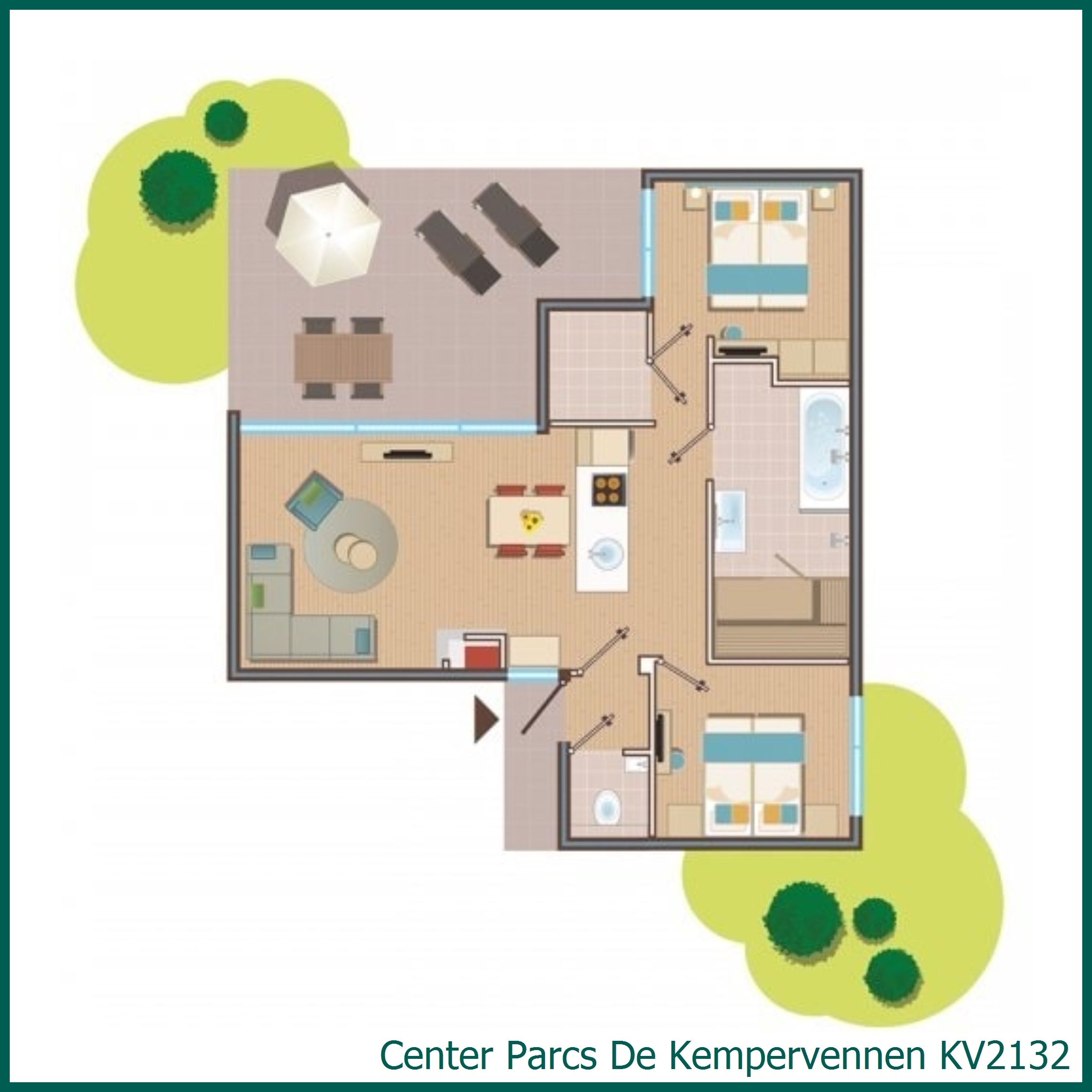 Cottage VIP KV2132 à De Kempervennen