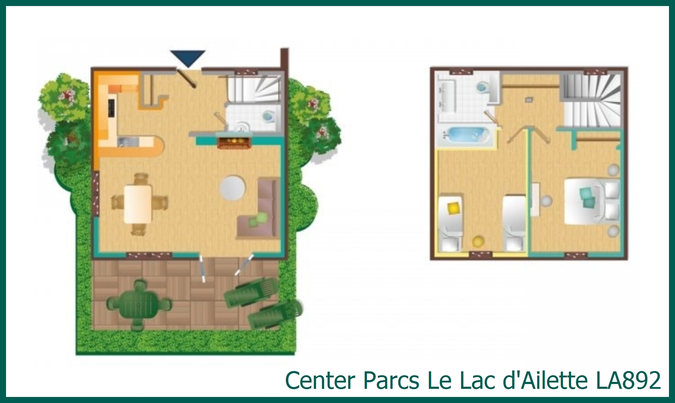 Comfort-Ferienhaus LA892 in Le Lac d'Ailette