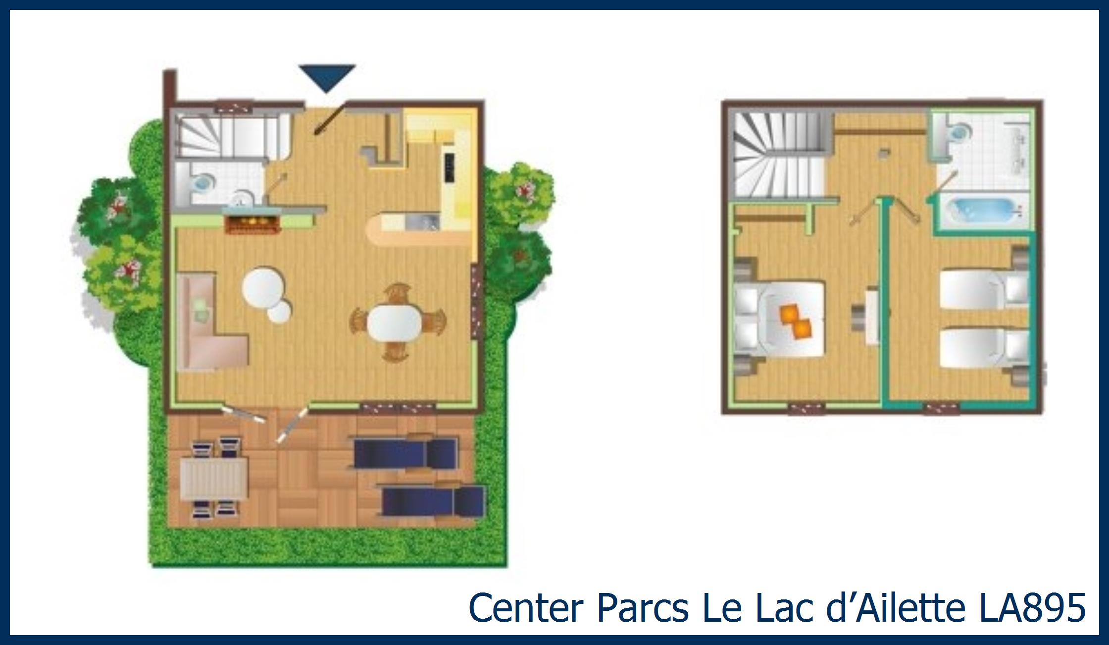// LA895 Cottage Premium pour 4 personnes de Center Parcs Le Lac d'Ailette ParkExplorer // LA895 Cottage Premium pour 4 personnes de Center Parcs Le Lac d'Ailette ParkExplorer