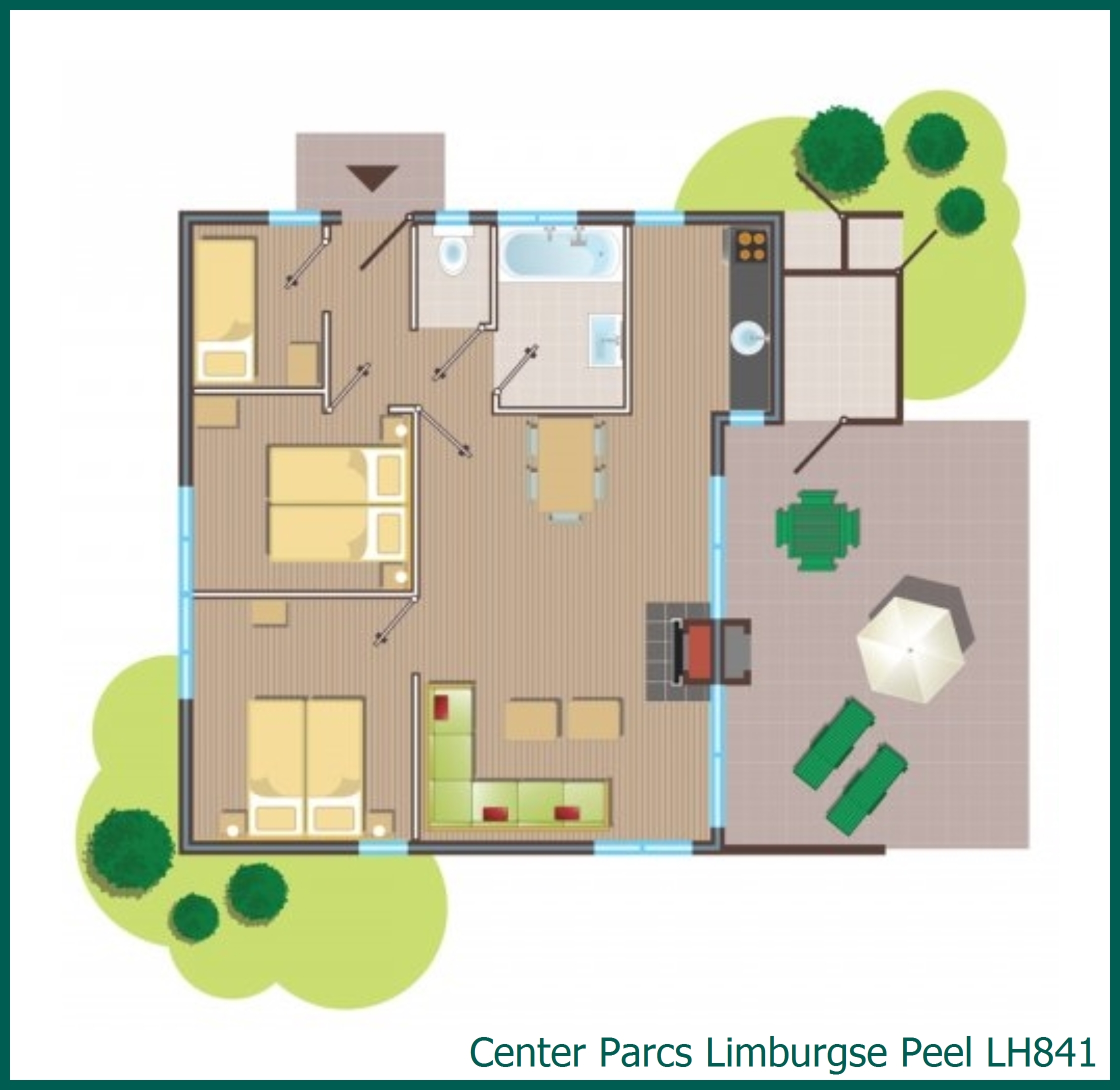 Comfort-Ferienhaus LH841 in Limburgse Peel