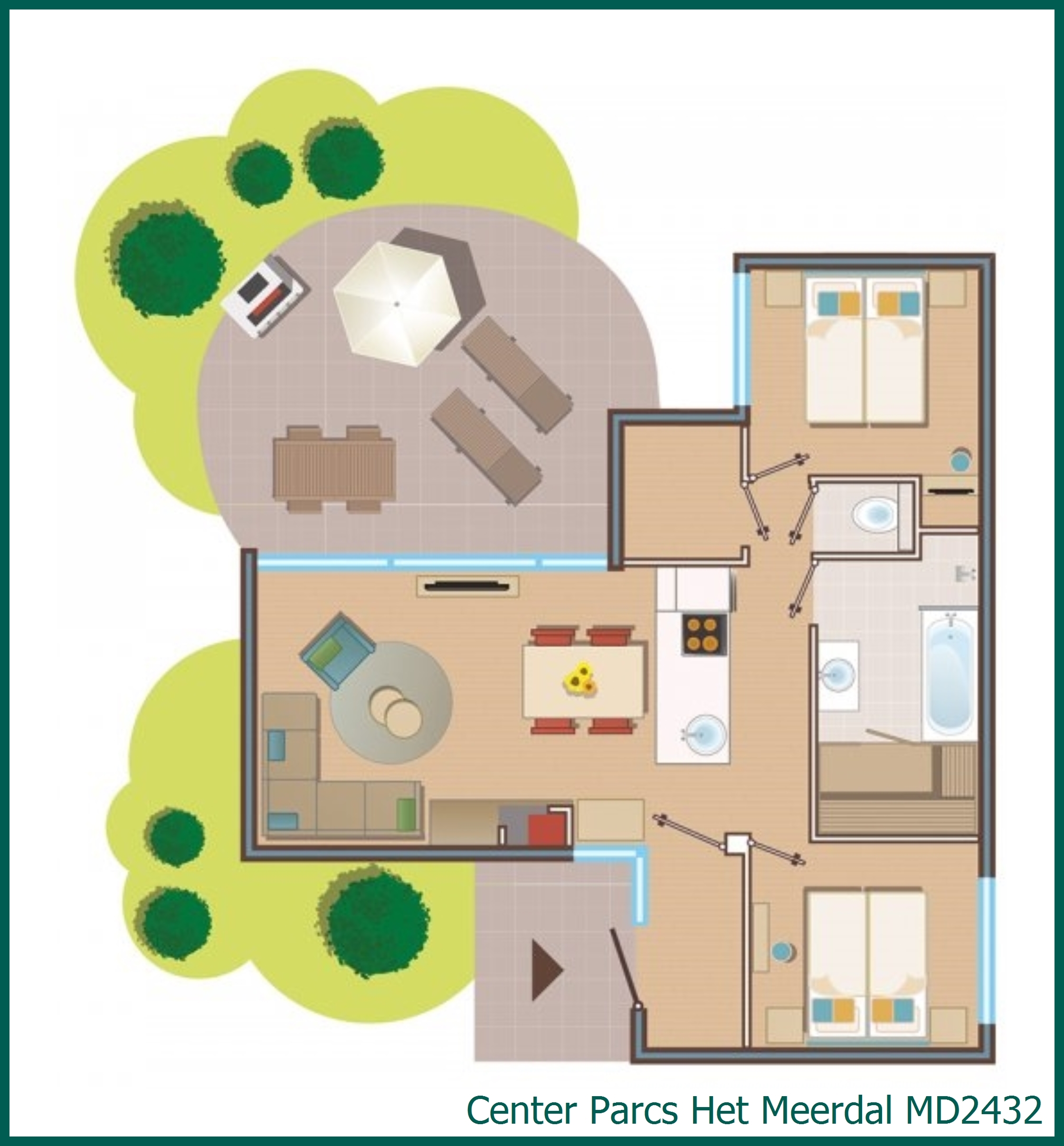 VIP-Ferienhaus MD2432 in Het Meerdal