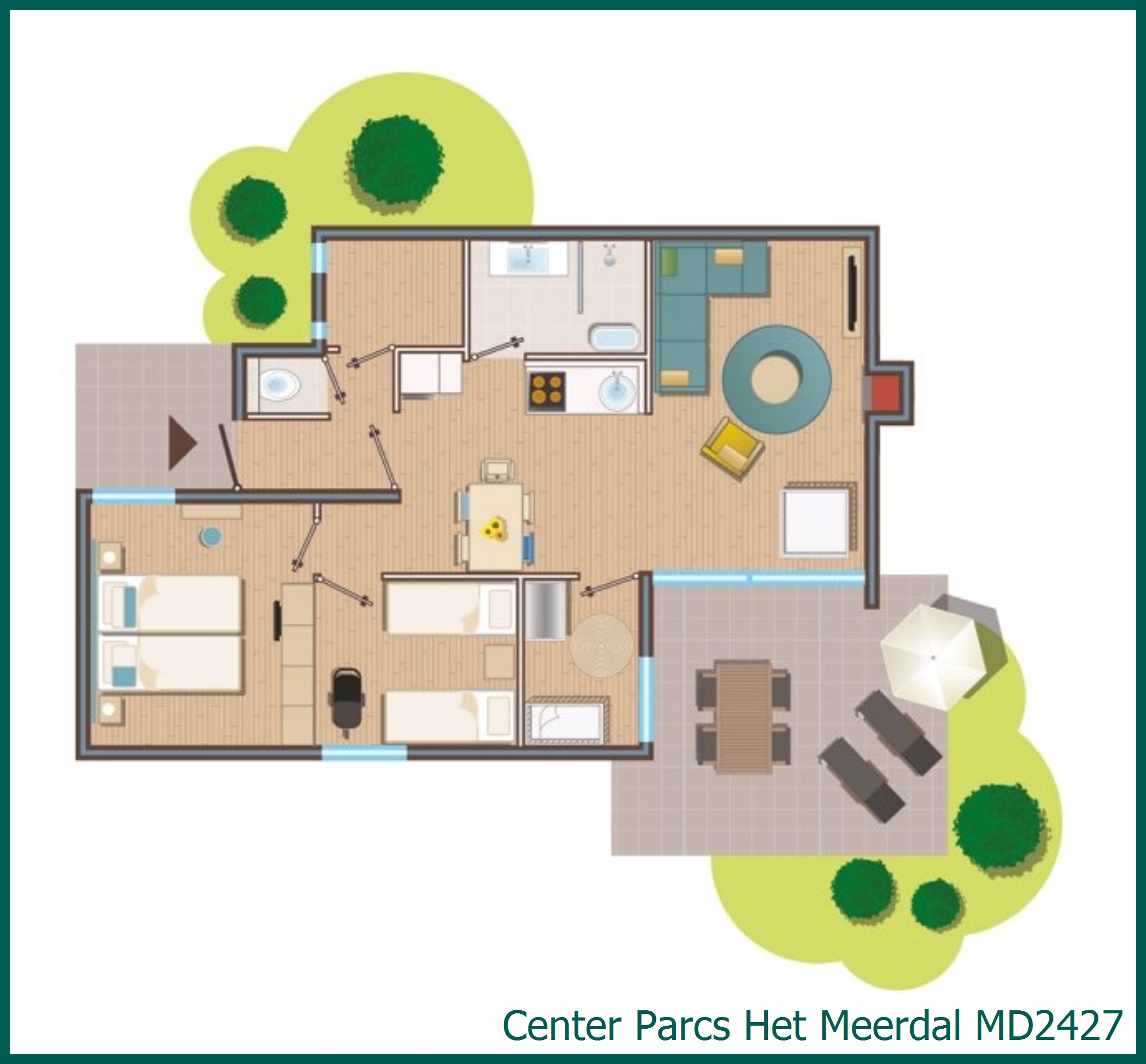 Cottage bébé Premium MD2427 à Het Meerdal
