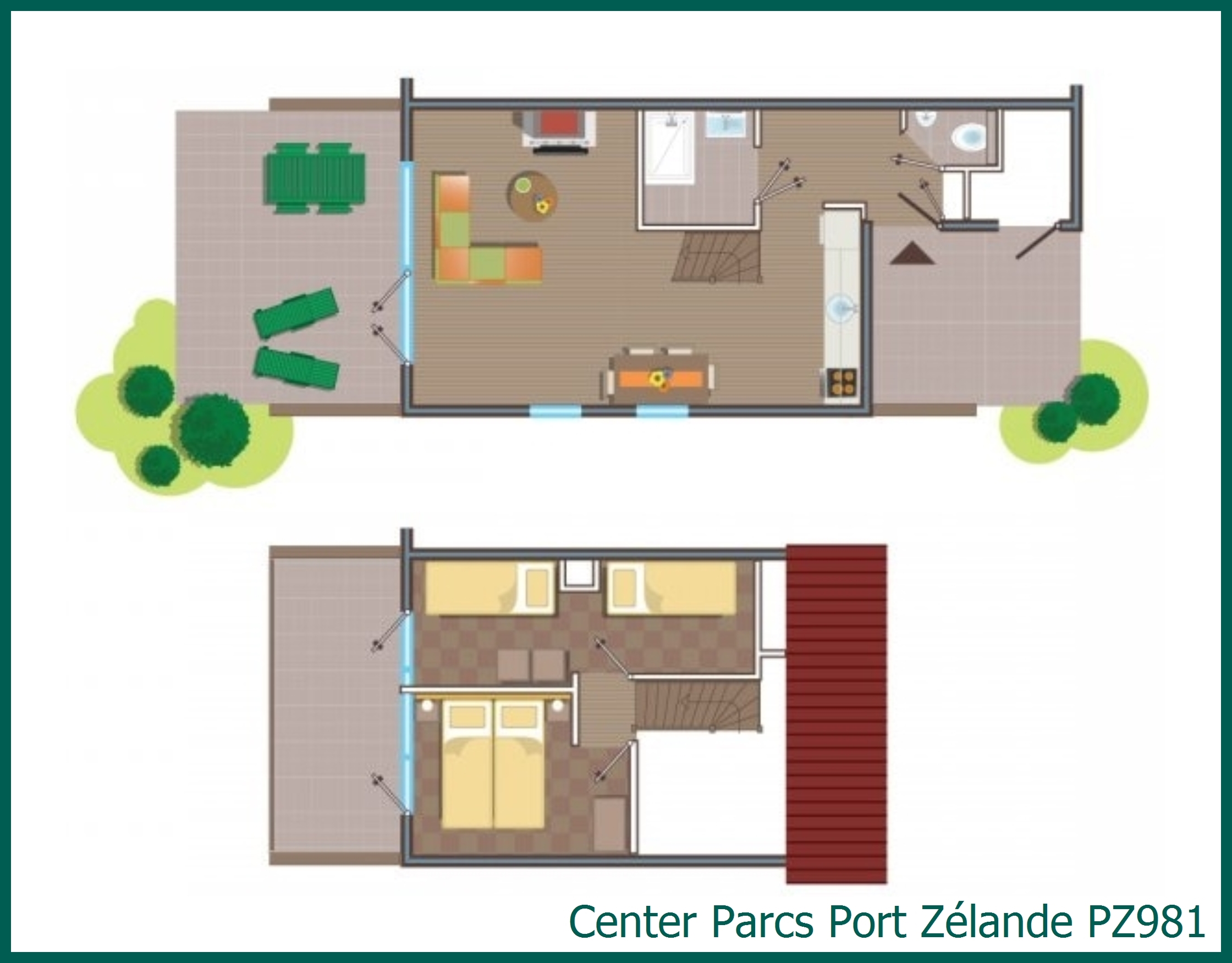 Comfort-Ferienhaus PZ981 in Port Zélande