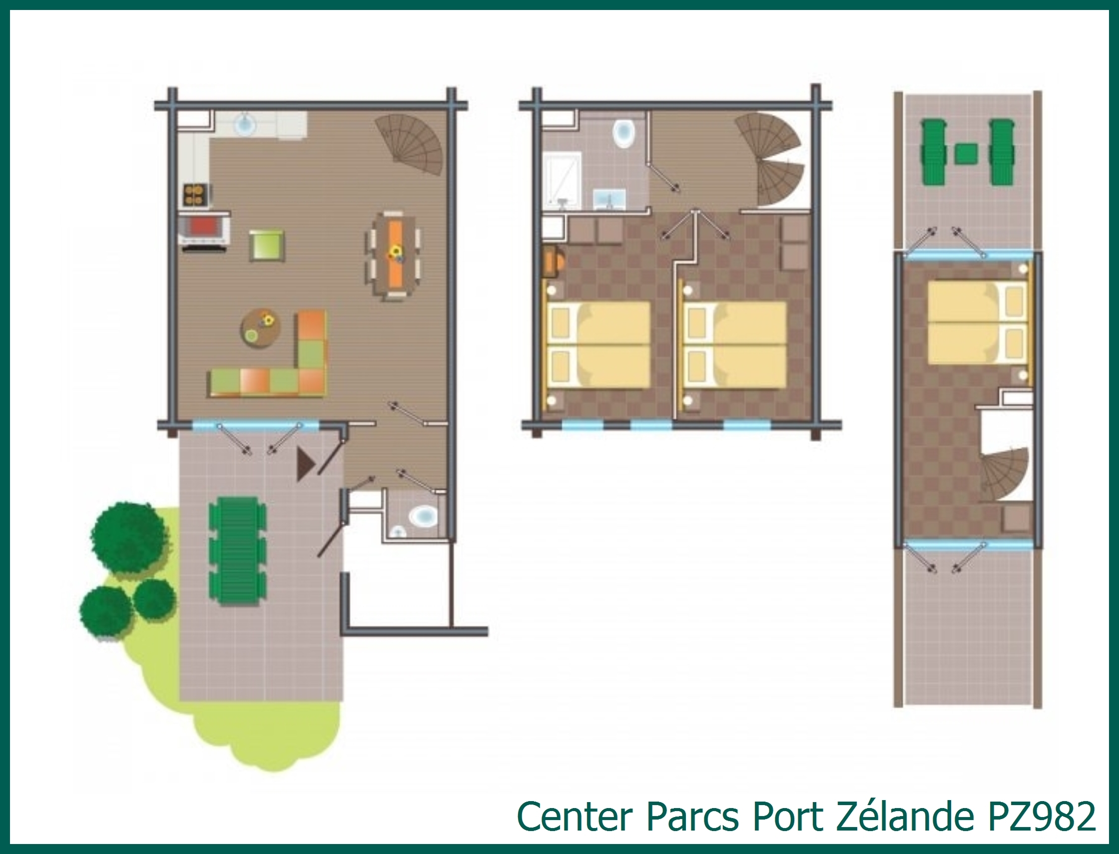 Comfort-Ferienhaus PZ982 in Port Zélande