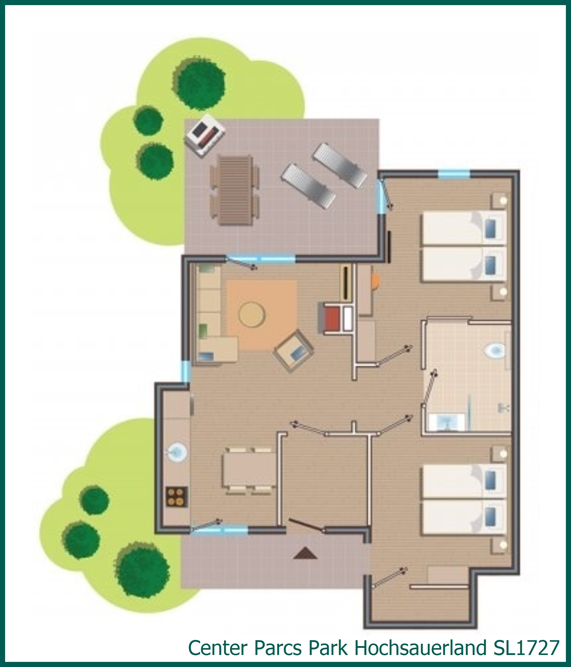 Premium-Ferienhaus rollstuhlgerecht SL1727 in Park Hochsauerland