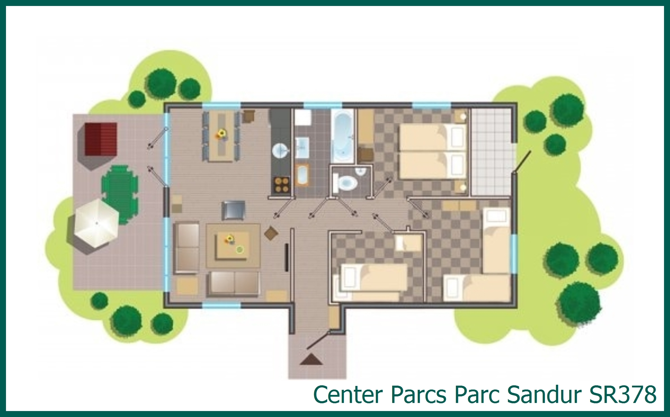 Comfort-Kinderferienhaus SR378 in Parc Sandur